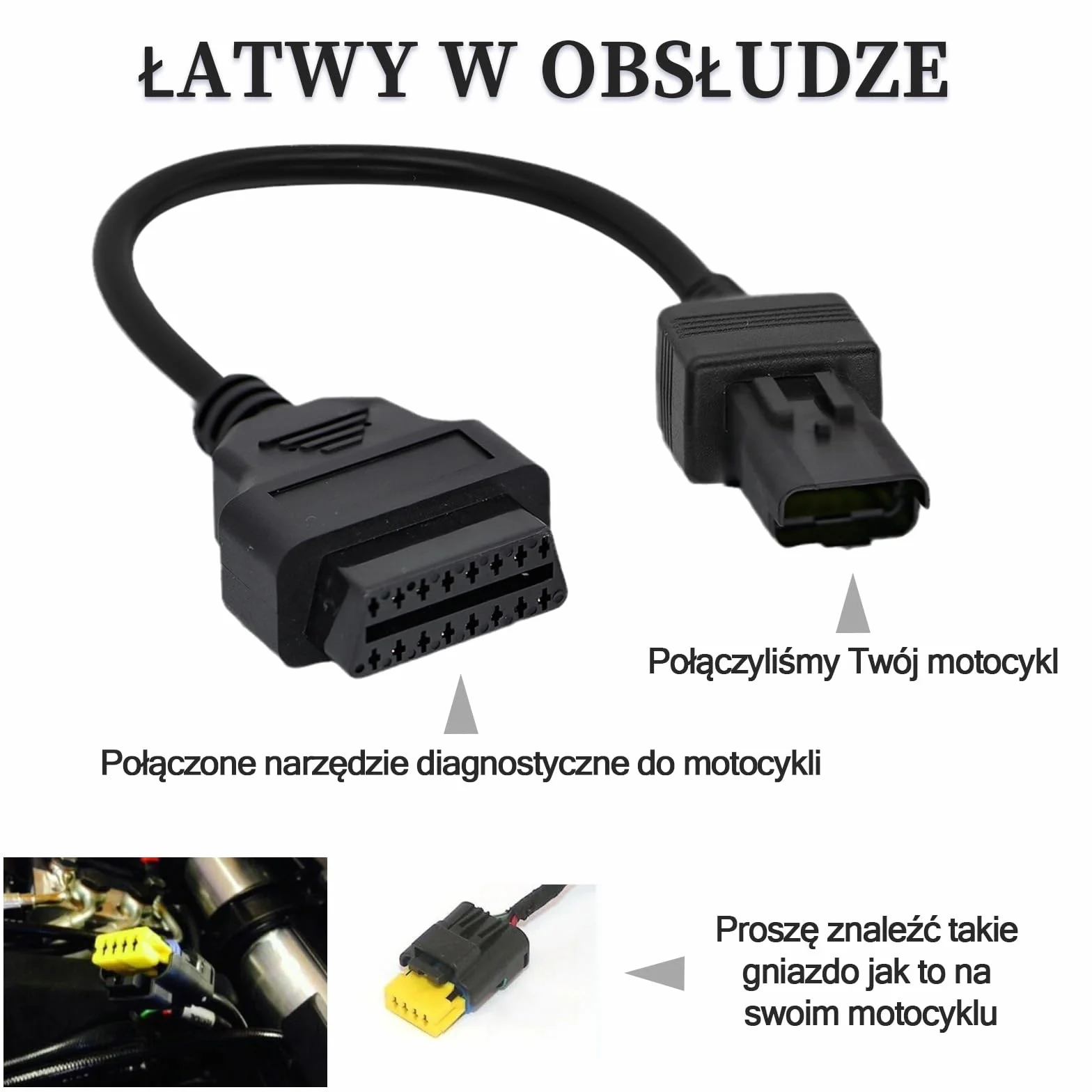 Adattatore OBD2 AMHTDOL per Cavo OBD 4Pin Ducati Motocicli Diavel Multistrada 1200 Panigale 1199 Monster 696 796 1100 ELM327
