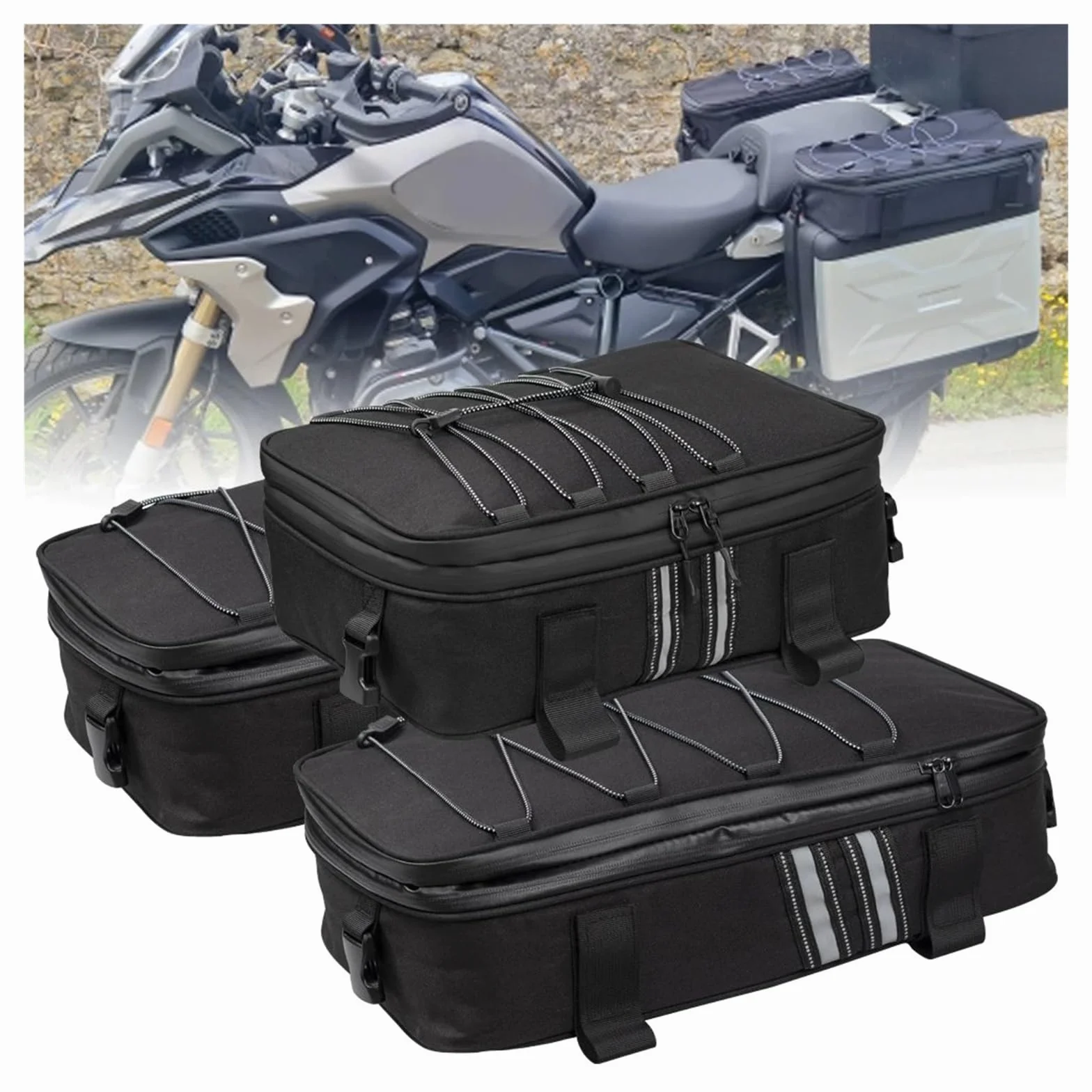 Portapacchi Borse Moto BMW R1250GS R1200GS Adventure 2013-2017 Zestaw 3 Bags