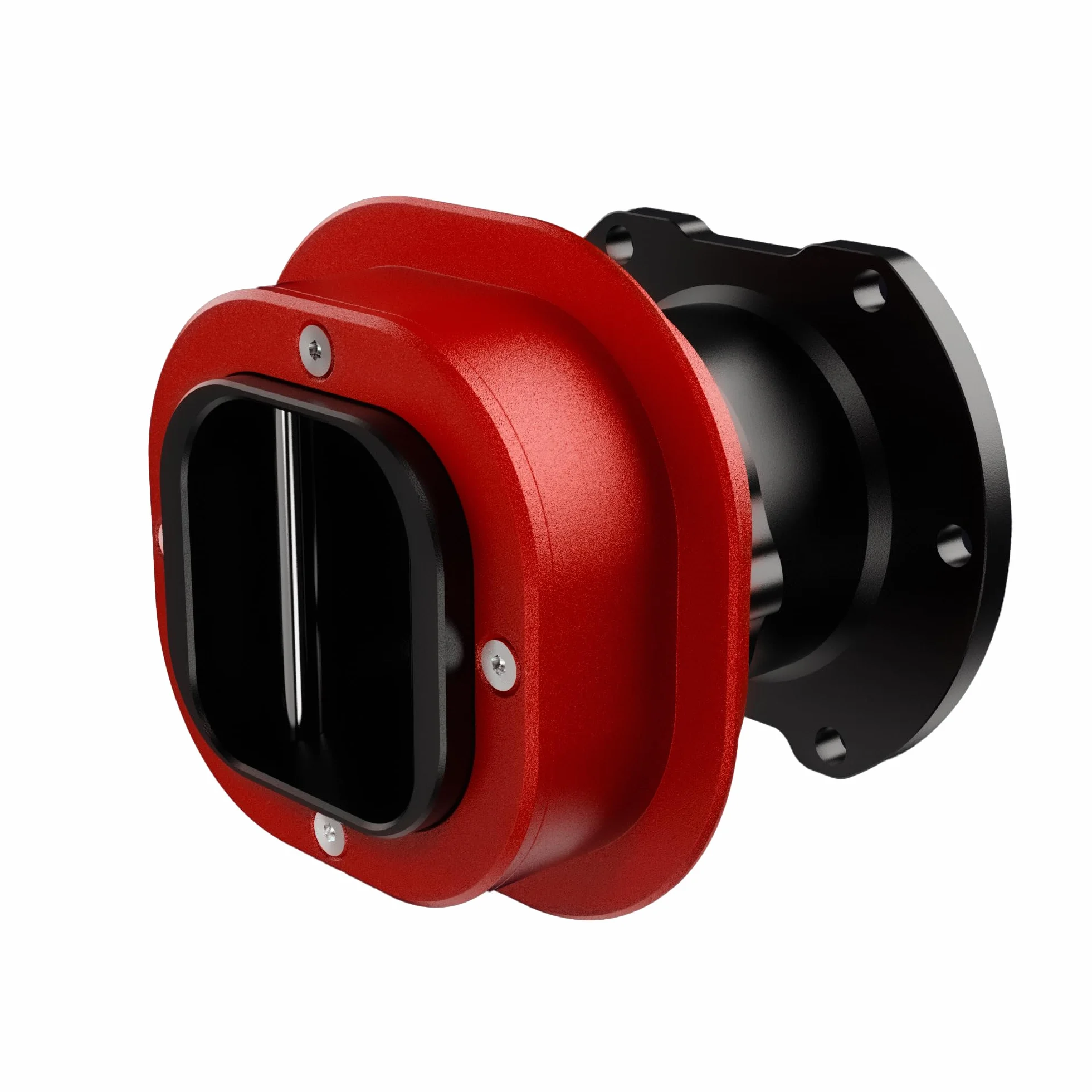 QR2 Racing - Ruote laterali adattate per ruota Fanatec Racing QR2 Pro, struttura stabile a sgancio rapido, lavorazione CNC, colore: rosso anodizzato