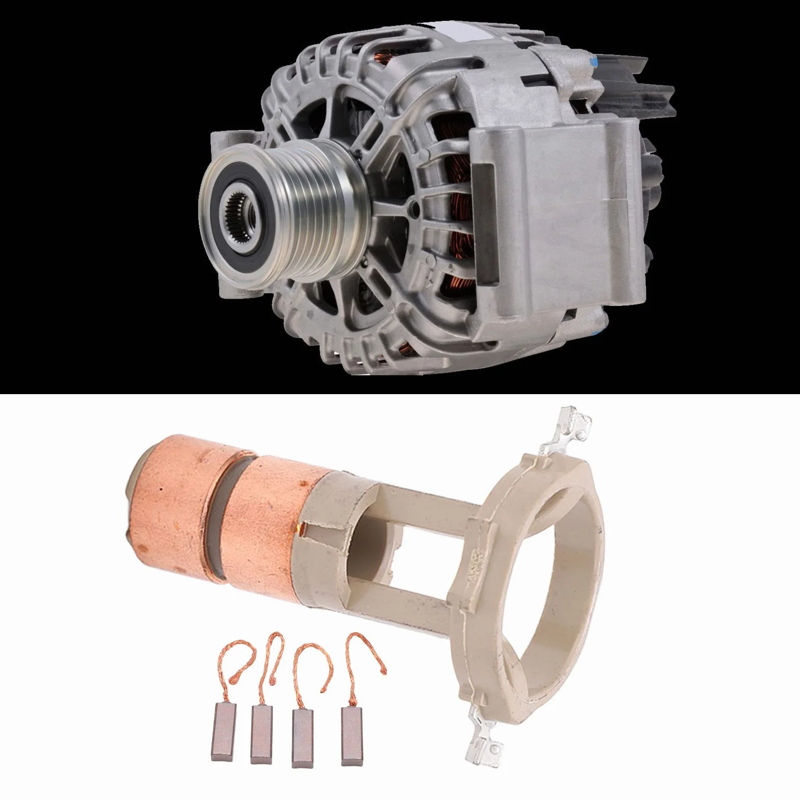 Anello Collettore Alternatore Kit di Riparazione in Rame 230090