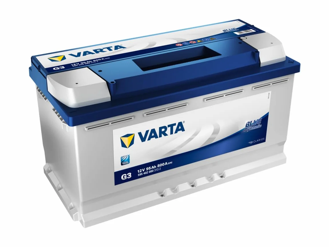 Varta G3 Blue Dynamic Auto Battery 595 402 080 12V 95 Ah 800 A