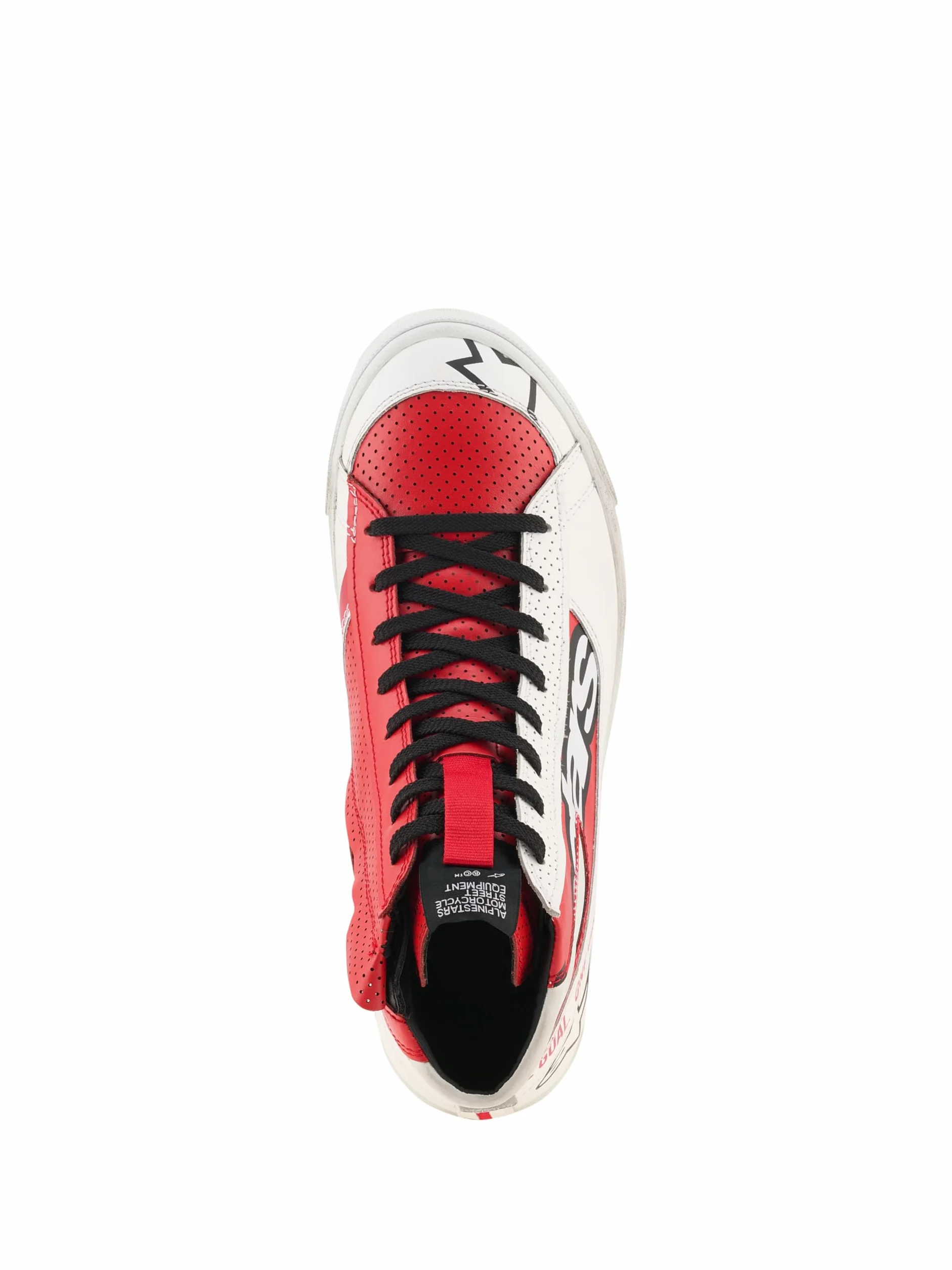 Alpinestars Stated Flair Scarpe da motociclismo, bianco/rosso, 10