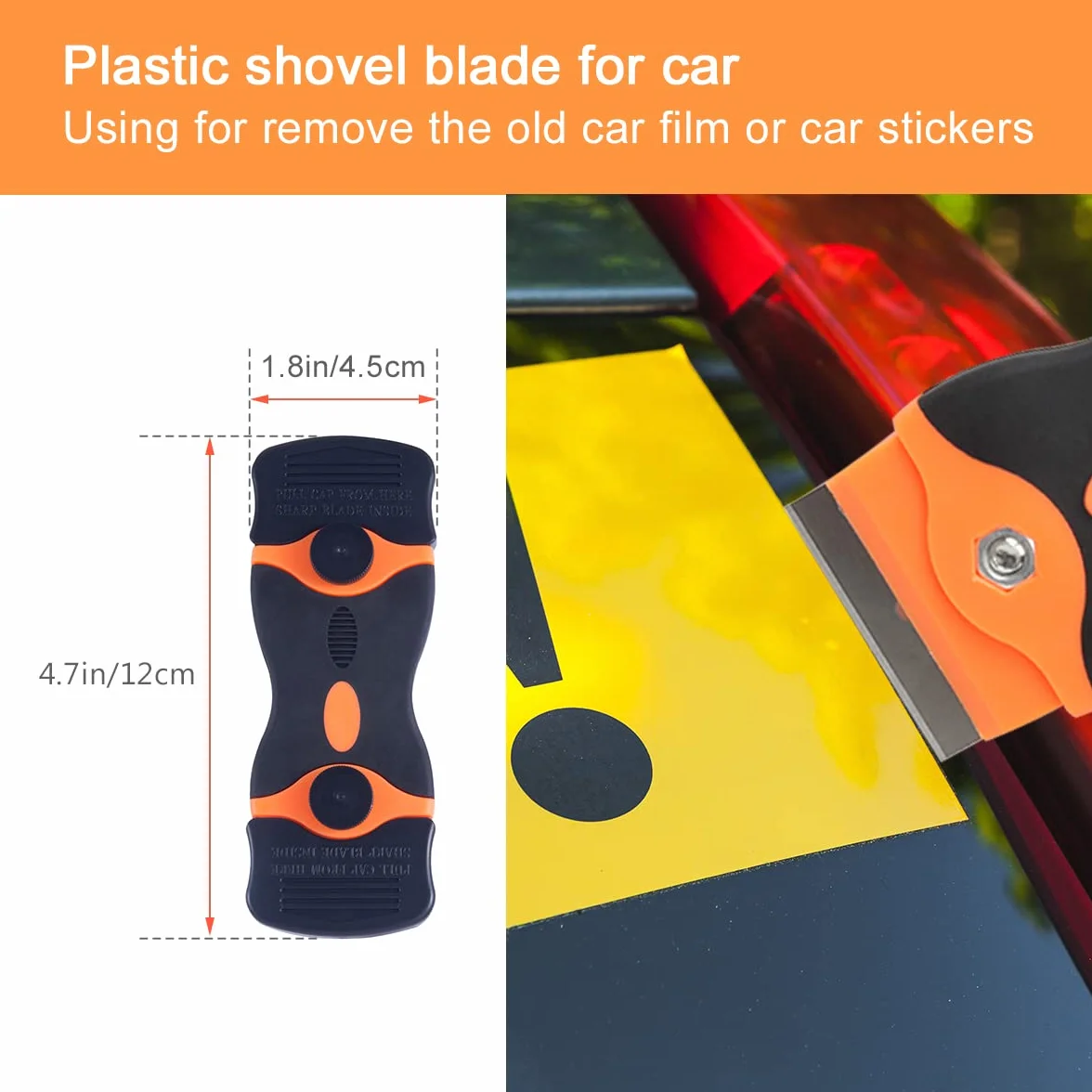 Luxiv Car Window Tint Application Tools Kit, 9 PCS Vehicle Glass Protective Film Installing Tool Car Window Film Squeegee Automotive Film Scrapers Window Tint Tools