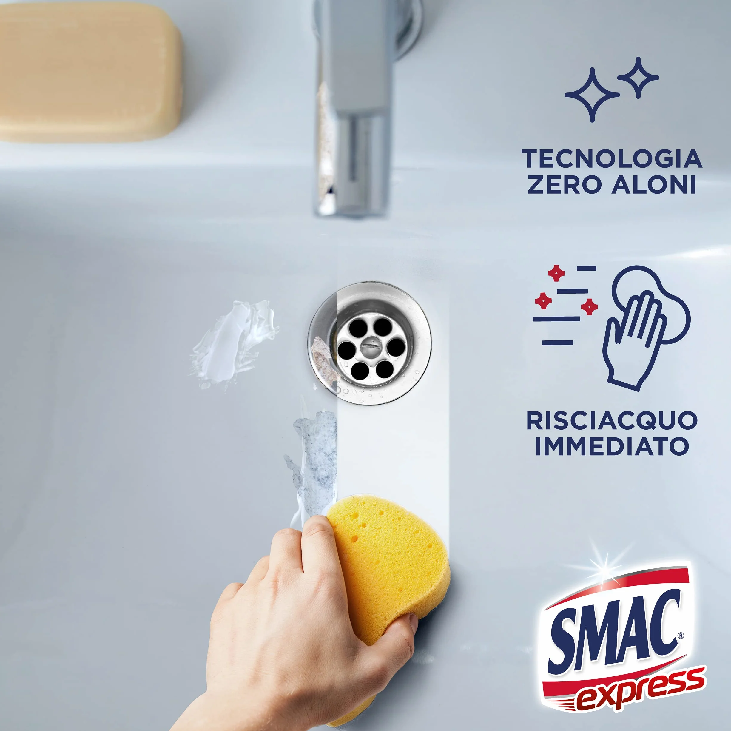 Smac Express Bagno Igienizzante Detergente Spray Multisuperficie Anticalcare 650 ml