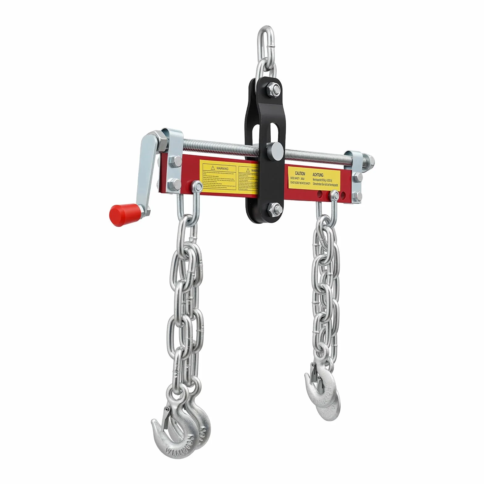 Posizionatore di bilanciamento per gru di sollevamento, gru di sollevamento, 45 x 26,5 x 28,5 cm, capacità di carico 900 kg, gru per officina stabile