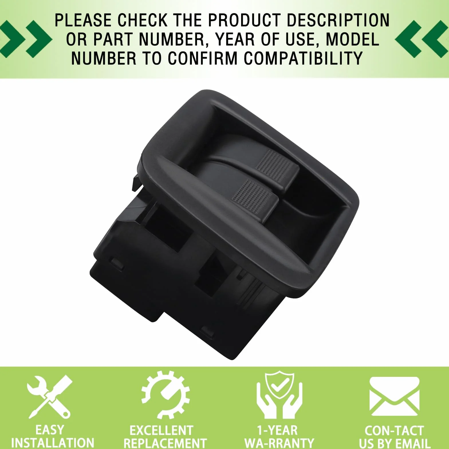 Interruttore per alzacristalli elettrici per console centrale, compatibile con Mazda Miata 1998-2000, sostituisce NC11-66-350B-02