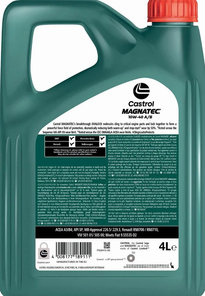 Olio motore Magnatec 10W-40 A3/B4 4L