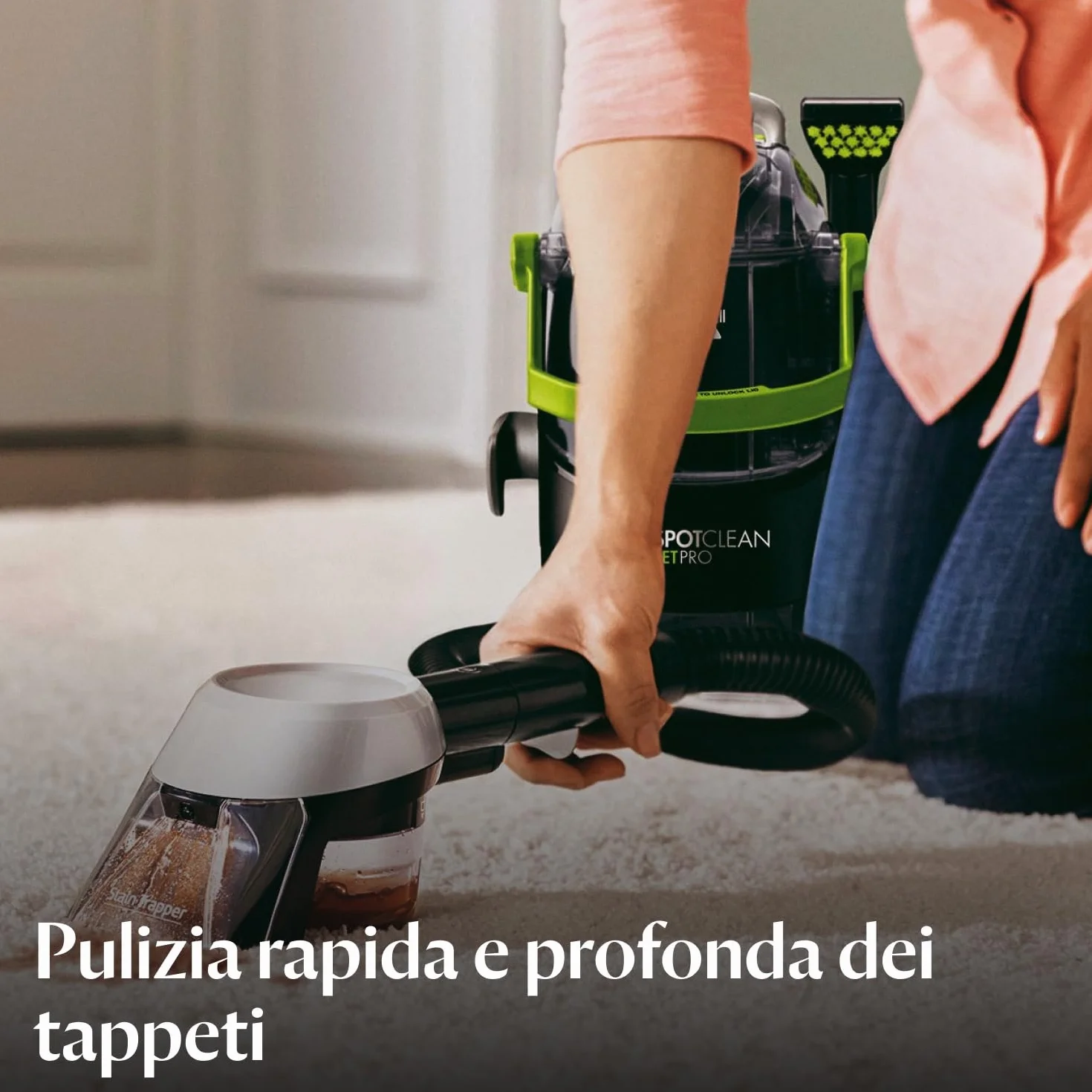 BISSELL Spot & Stain soluzione detergente 1L 1084N per SpotClean tappeti e rivestimenti