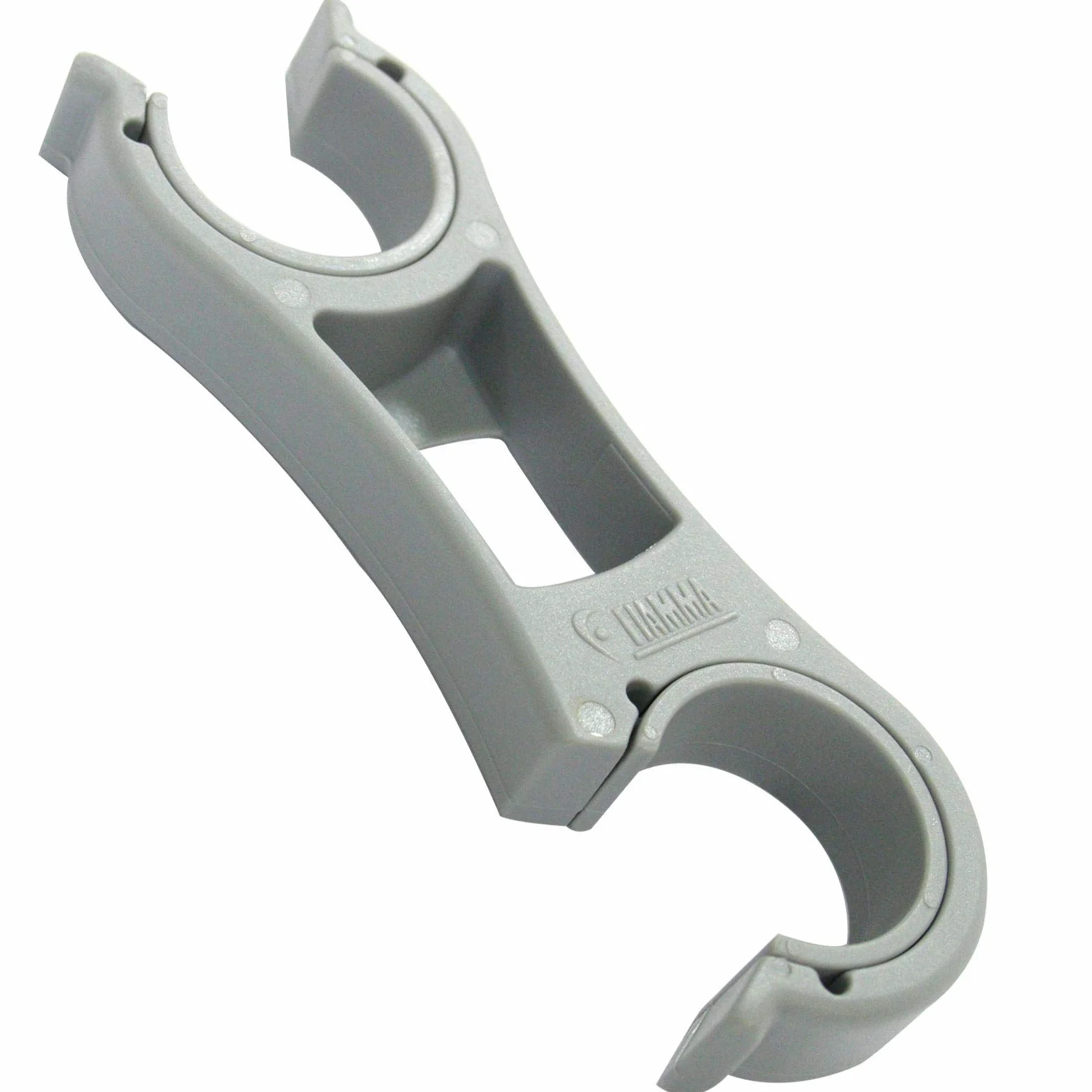 Fiamma 98656-378 136/690 - Aggancio di Sicurezza per Carry Bike, Colore: Grigio