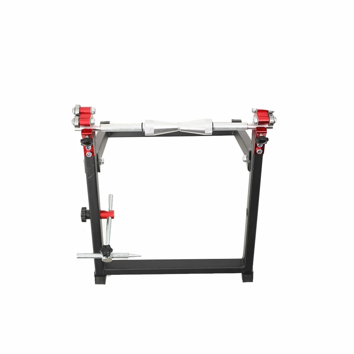Supporto per Equilibratura Ruote Pieghevole per Ruote Moto Fino A 23, Larghezza Max 5, Mozzo >15mm – Bilanciatore della Ruota Motociclistica per Officine E Garage