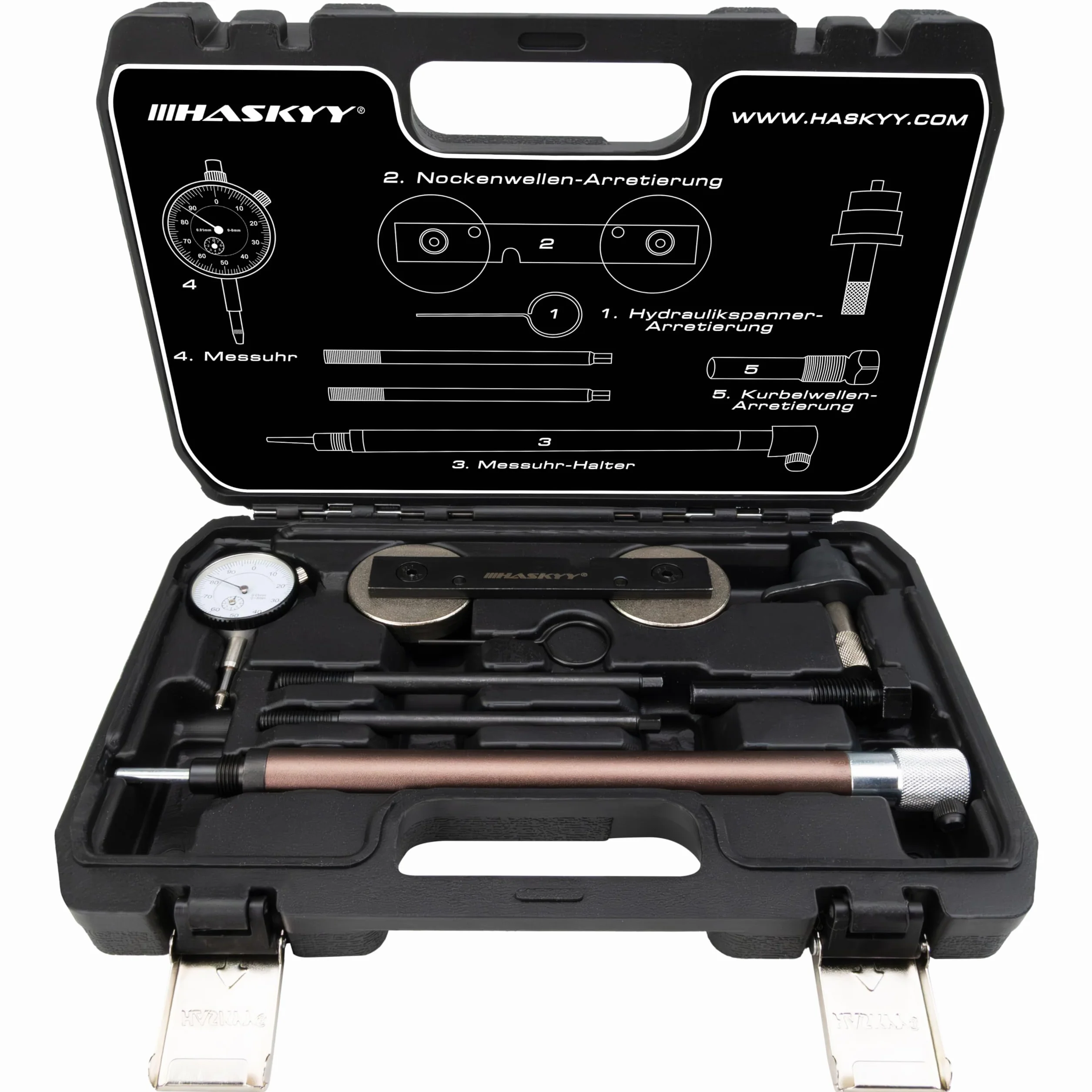 HASKYY Set di strumenti di regolazione del motore compatibile con VAG AUDI VW 1.2 1.4 1.6 TSI FSI TFSI