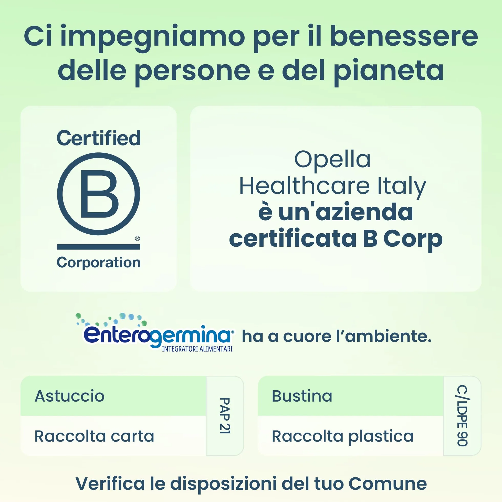 Enterogermina Intestino Pigro Probiotici Prebiotici Integratore Regolarità Intestinale 20 Bustine Gusto Frutti di Bosco