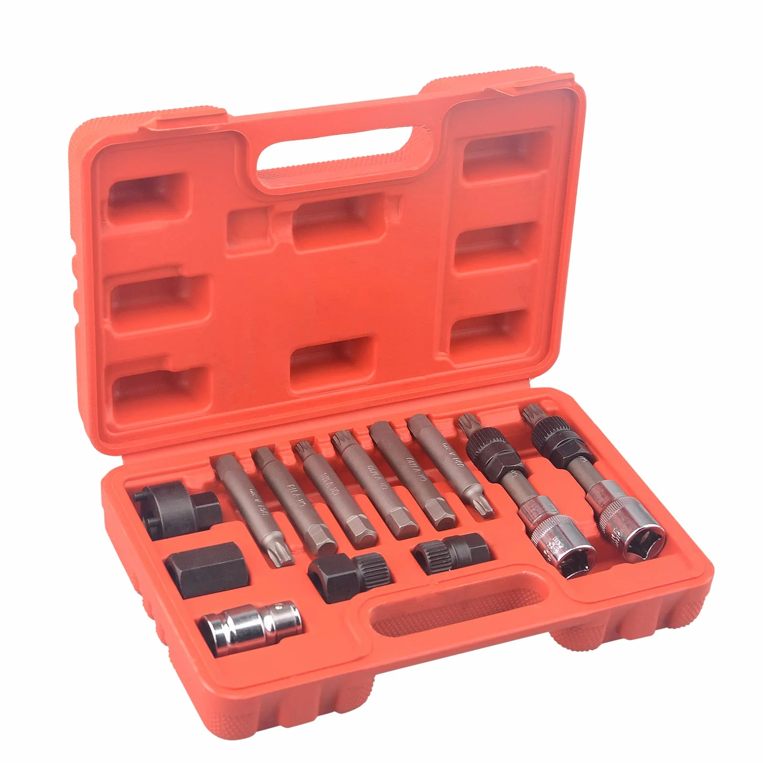 DAYUAN 13 pezzi alternatore ruota libera puleggia auto garage kit attrezzi esagonale scanalato punte stella