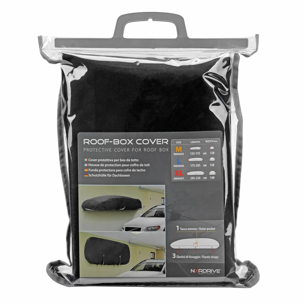 NORDRIVE N60056 Cover Protettiva per Box da Tetto - L - 175-205 cm