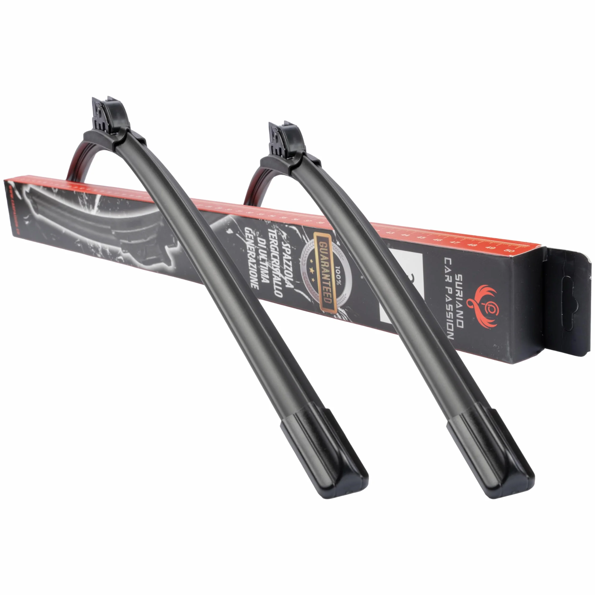 Coppia Spazzole Tergicristallo Compatibili FIAT 500 2007+ 500 ABARTH 60 35 cm Aero Flat