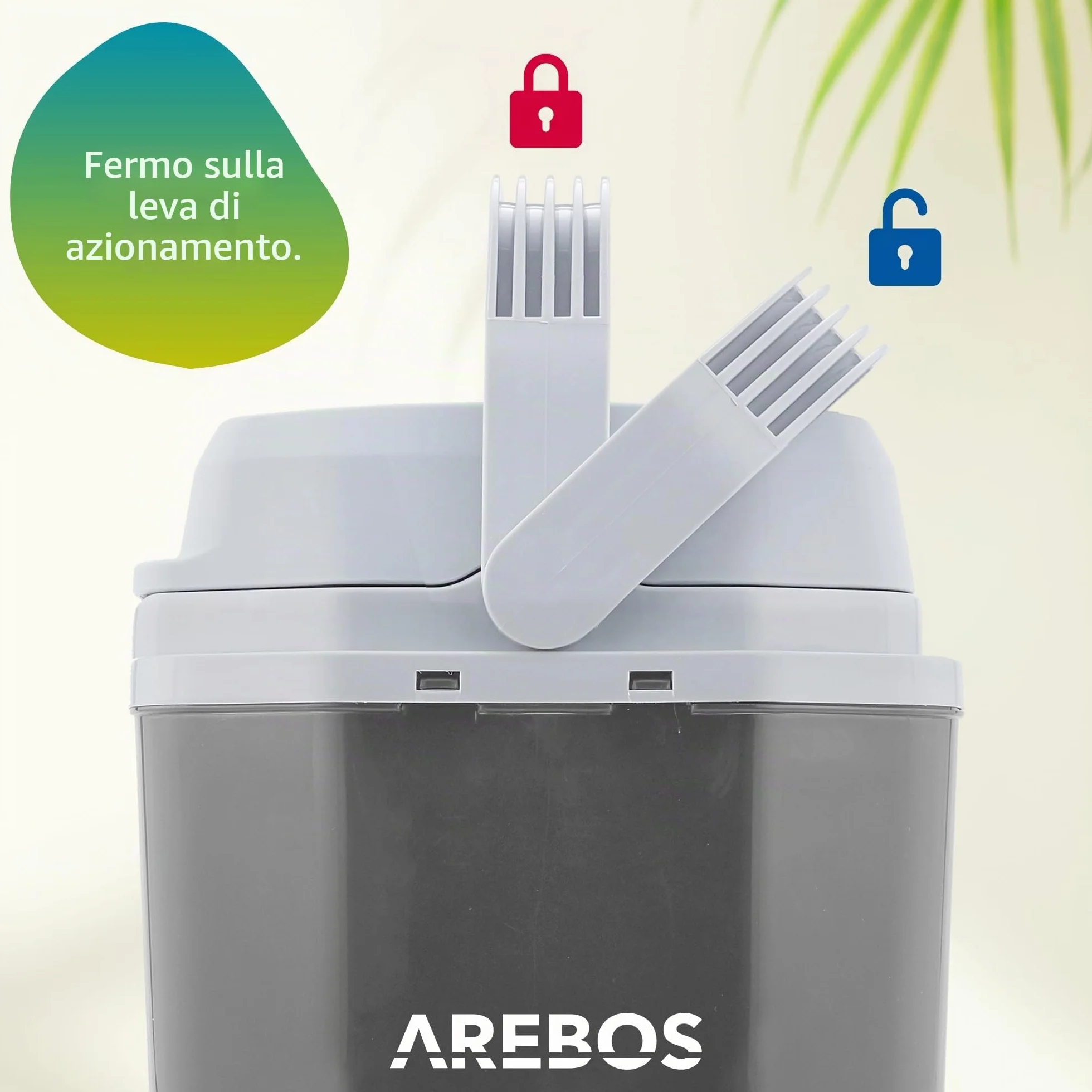 Arebos Frigorifero portatile | Frigoriferi per auto | 20 litri | per raffreddare e mantenere caldo | con modalità ECO | 12/230 V per auto e presa di corrente | Frigoriferi Portatile Elettrico