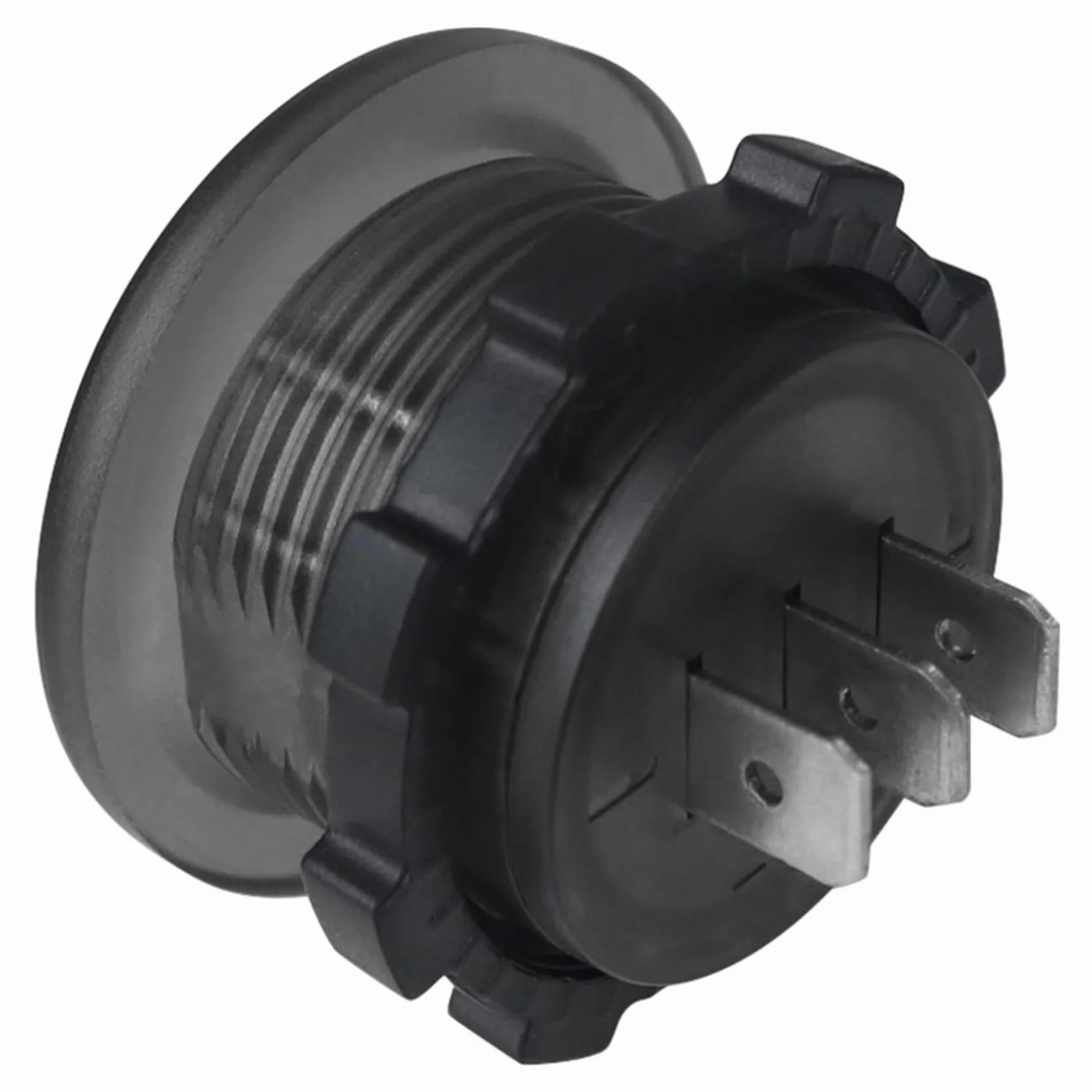 Voltmetro Digitale Un LED per Auto DC 12V / 24V LED Dual Voltmetro Amperometro Indicatore di Tensione per Barca Auto Universale Impermeabile Rosso