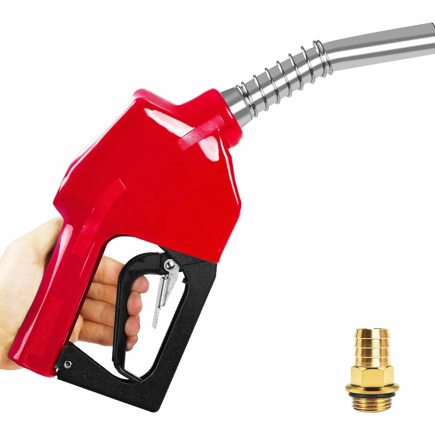 TOOSOAR Pistola per Pompa Diesel 11A con Raccordo per Tubo Flessibile 3/4"