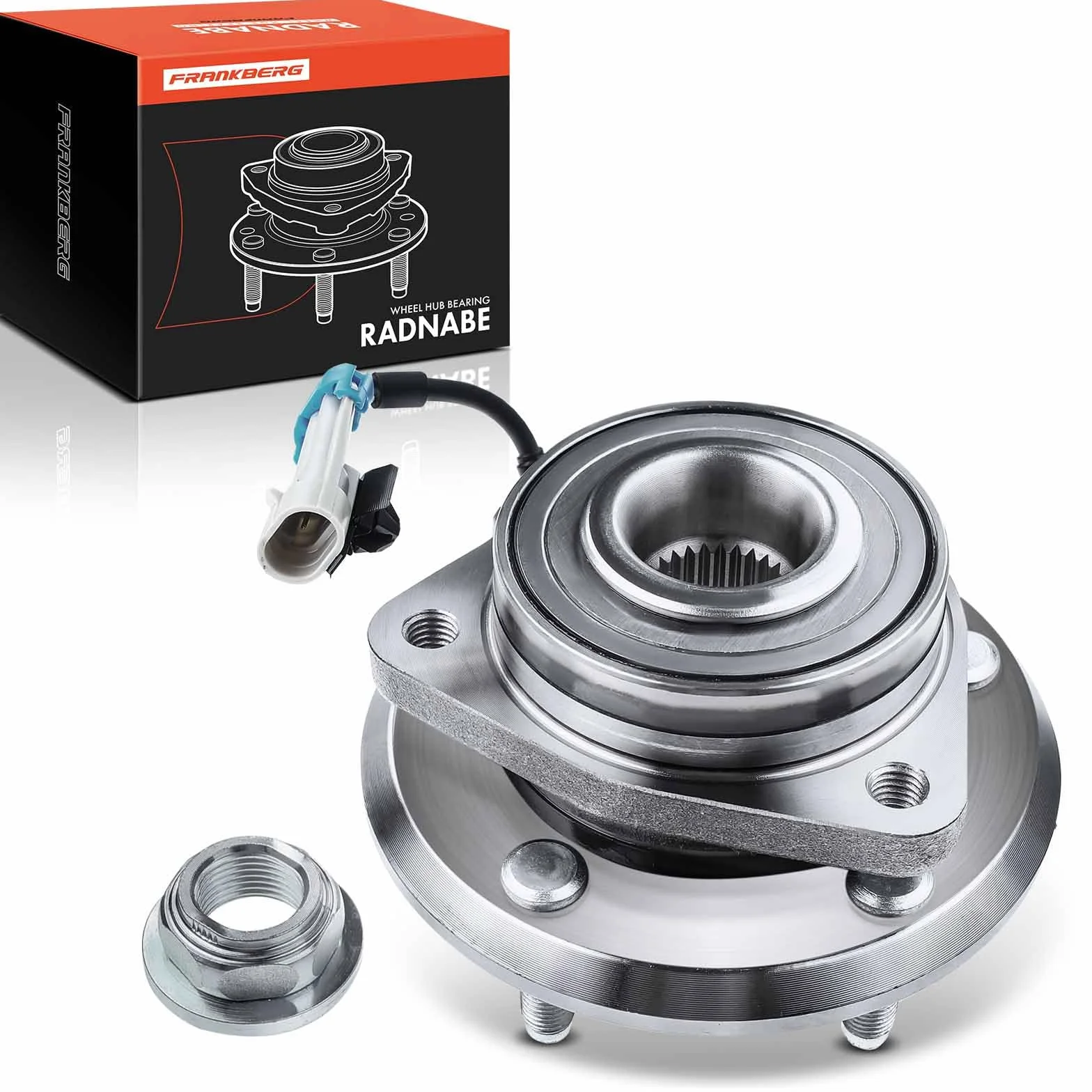 Frankberg 1 set di cuscinetti ruota per asse anteriore, compatibile con Captiva C100 C140 Antara L07 2.0L-3.2L SUV 2006-2010 25903358