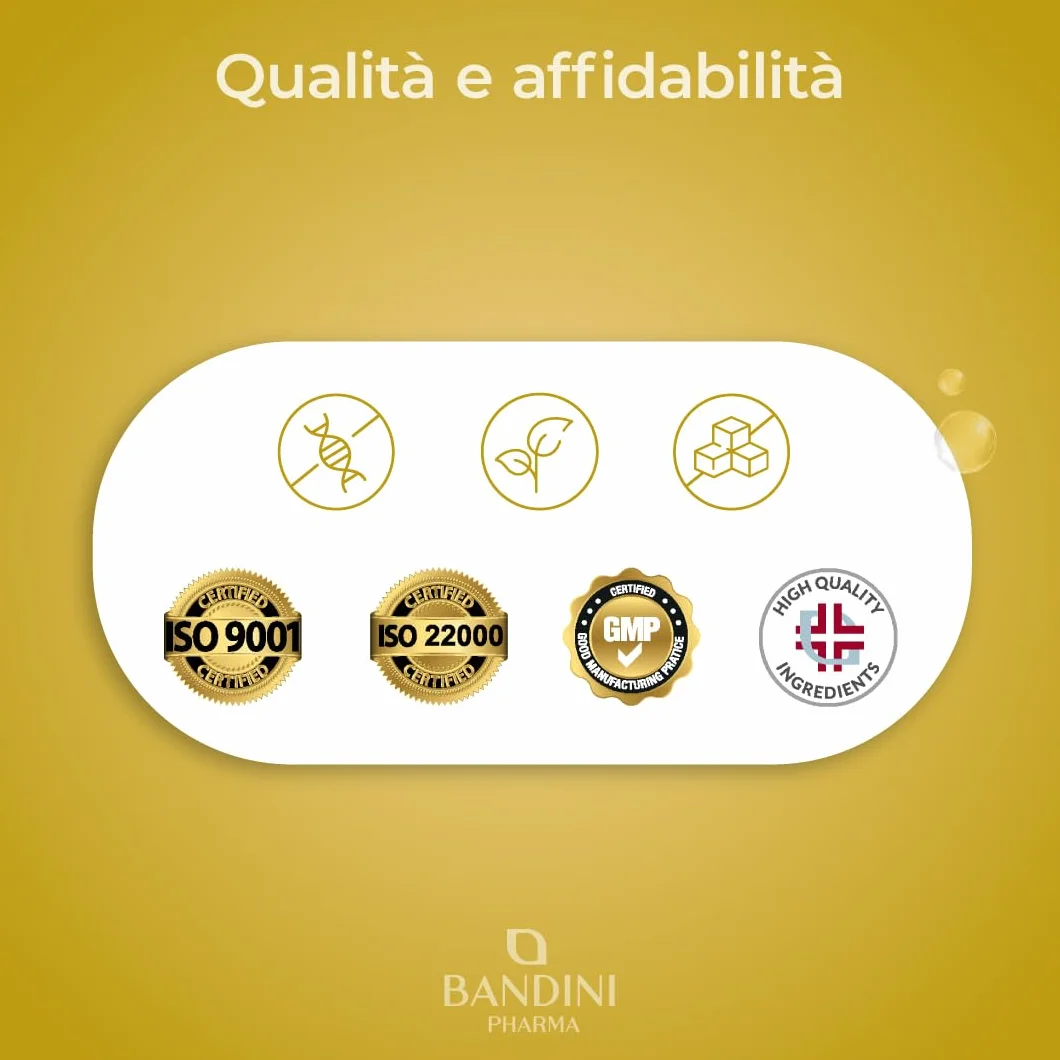 Bandini Bromelina Forte 5000 GDU/g Gastroprotetta 200 Compresse, Enzima Digestivo, Estratto di Ananas, Bromelina Strong, Pura, Alto Dosaggio, Vegano