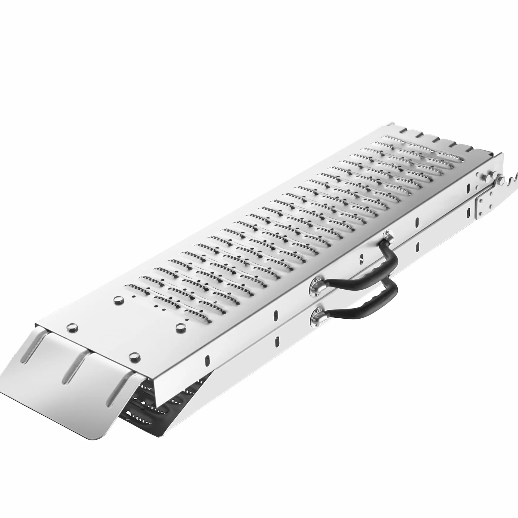 Tectake Rampe di Carico Pieghevoli in Acciaio Zincato 186 cm 400 kg