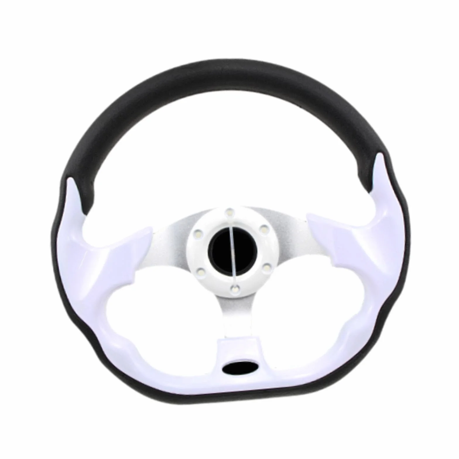 Volante di Ricambio per Auto Da Corsa Sportiva o, Antiscivolo, per Barche, 32 Cm, Bianco
