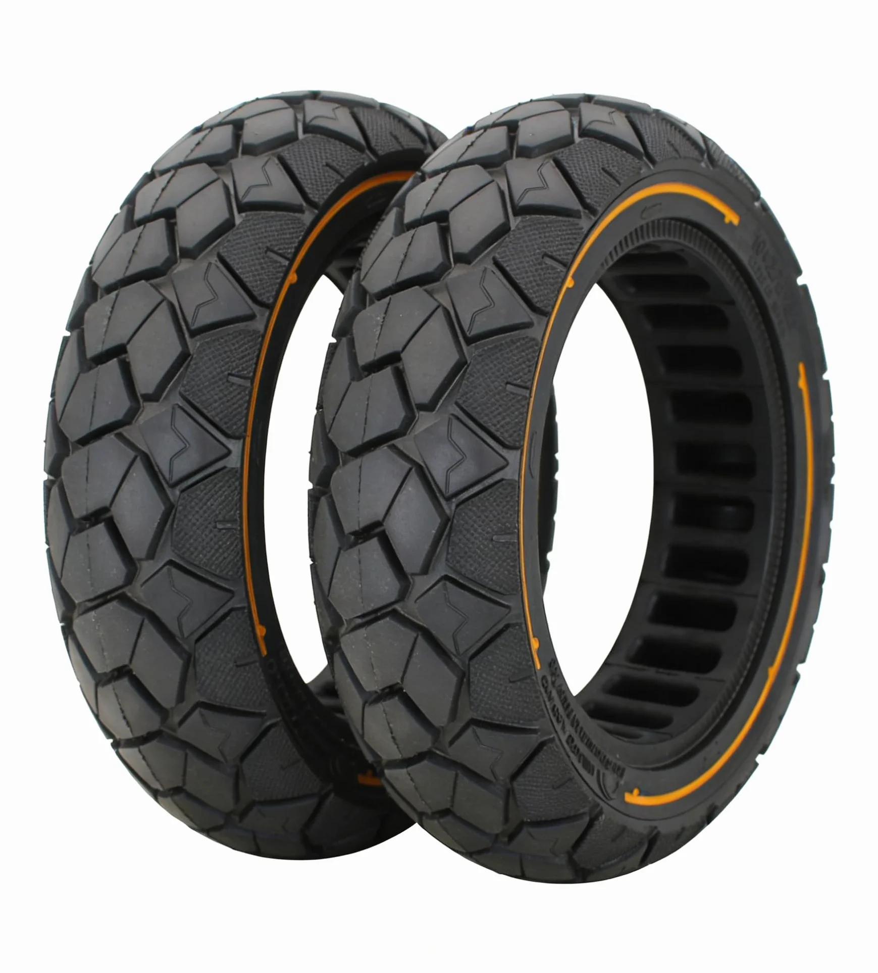 10x2,75-6,5 Gomme Piene Tubeless per Monopattino Elettrico Ruota, 10 Pollici Pneumatico Pieno, Pneumatici in Gomma Piena, Ruote di Ricambio per Hitway H5/HB24/Hiboy Max3/Speedway 5 (2 Pezzi)