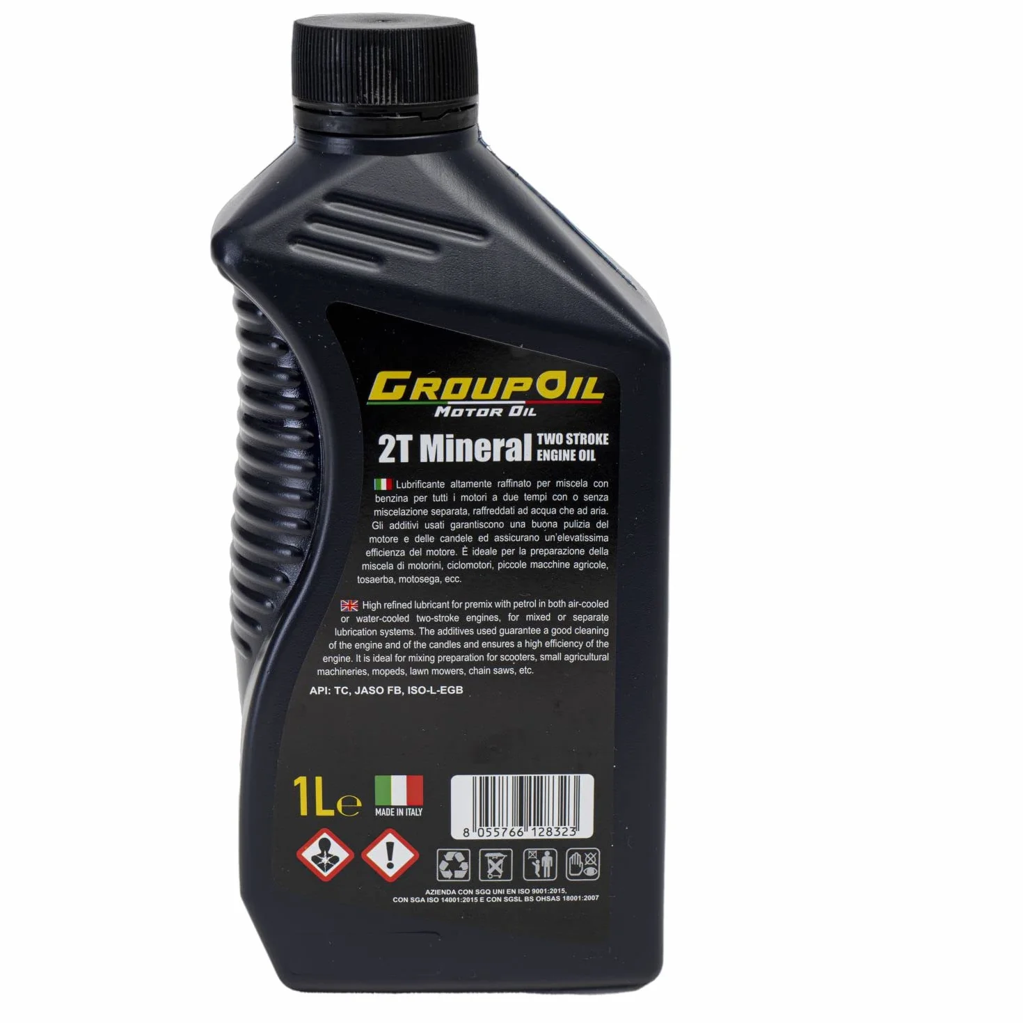 Olio moto 2 tempi GROUPOIL 2T minerale 5x1L