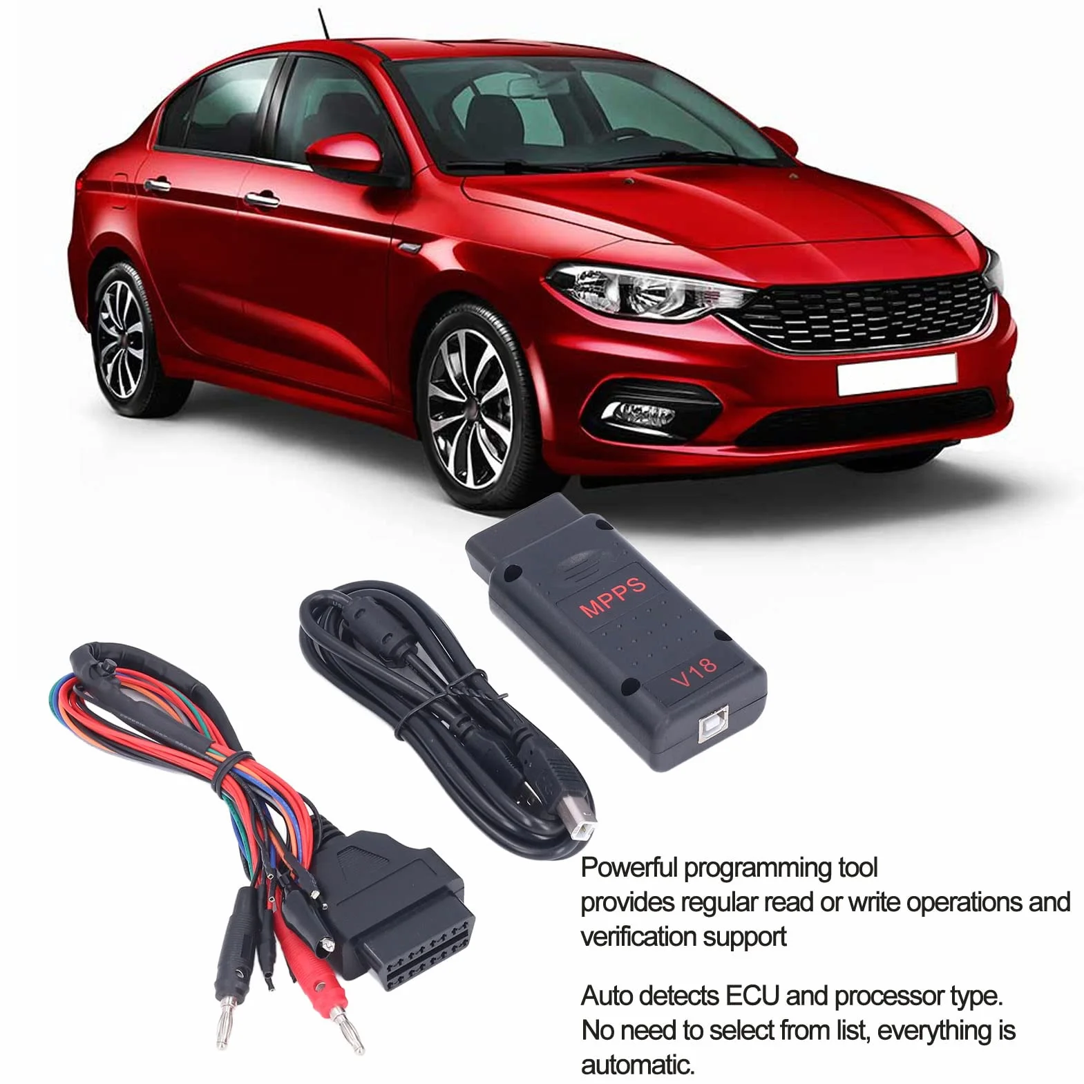 Buachois Strumento diagnostico per auto OBD2 MPPS V18 programmatore ECU chip tuning lettura scrittura memoria