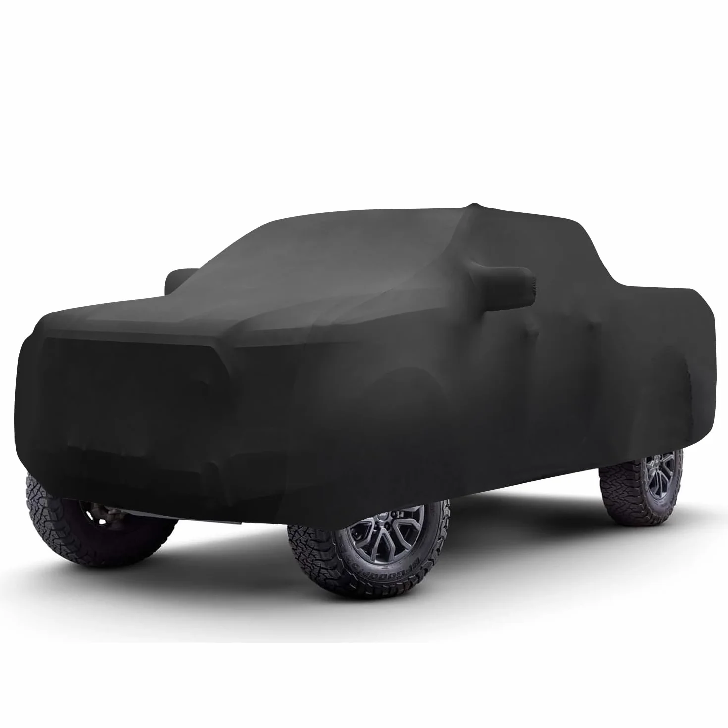 TECTICO Copertura Pickup Protezione Auto Coperchio Elastico Traspirante Resistente ai Graffi Resistente al Sole Pieghevole per Il Salone dell'auto/Garage，XXXL[5,9-6,1 Metri. ]