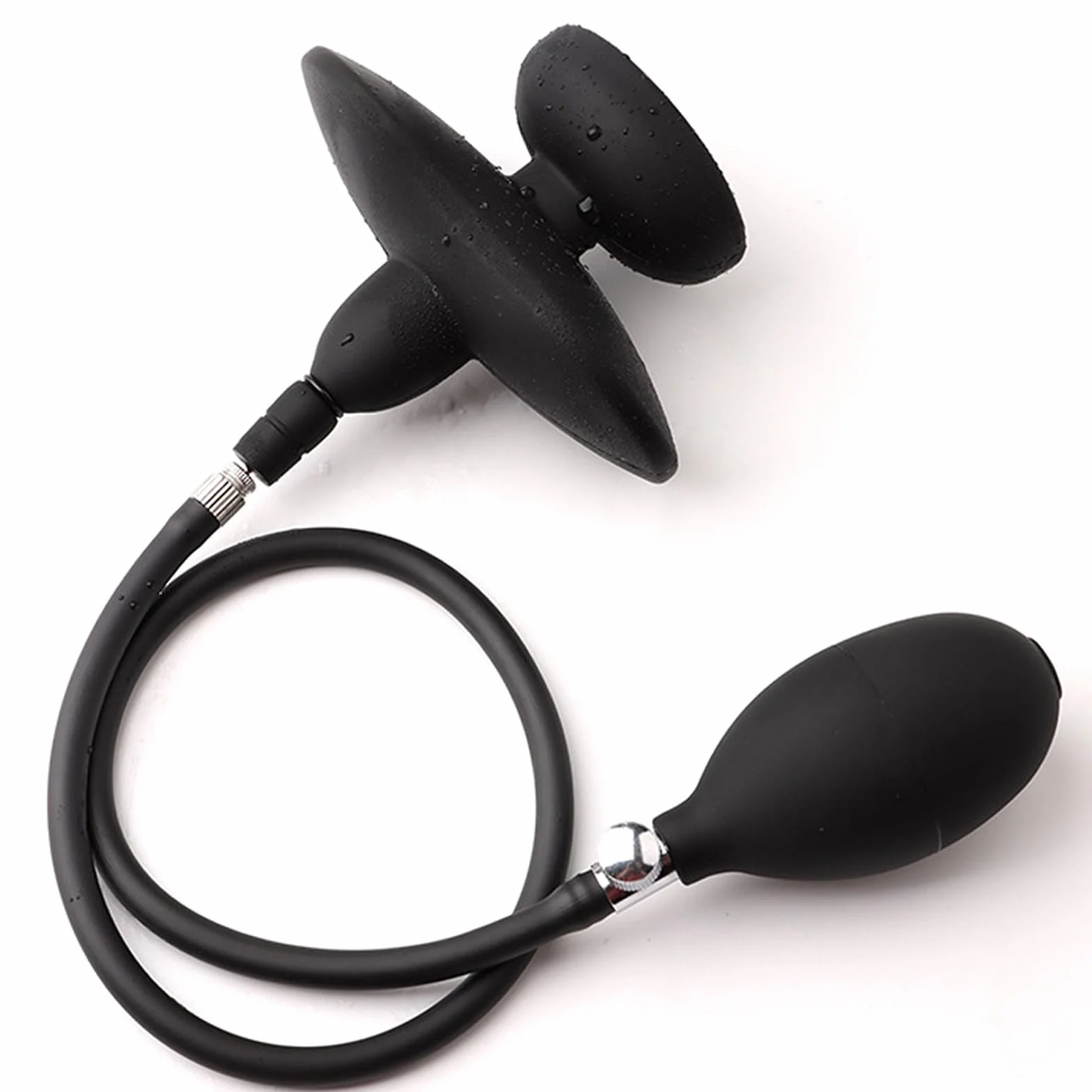 Bavaglio gonfiabile in silicone per BDSM fetish mouth gag ball