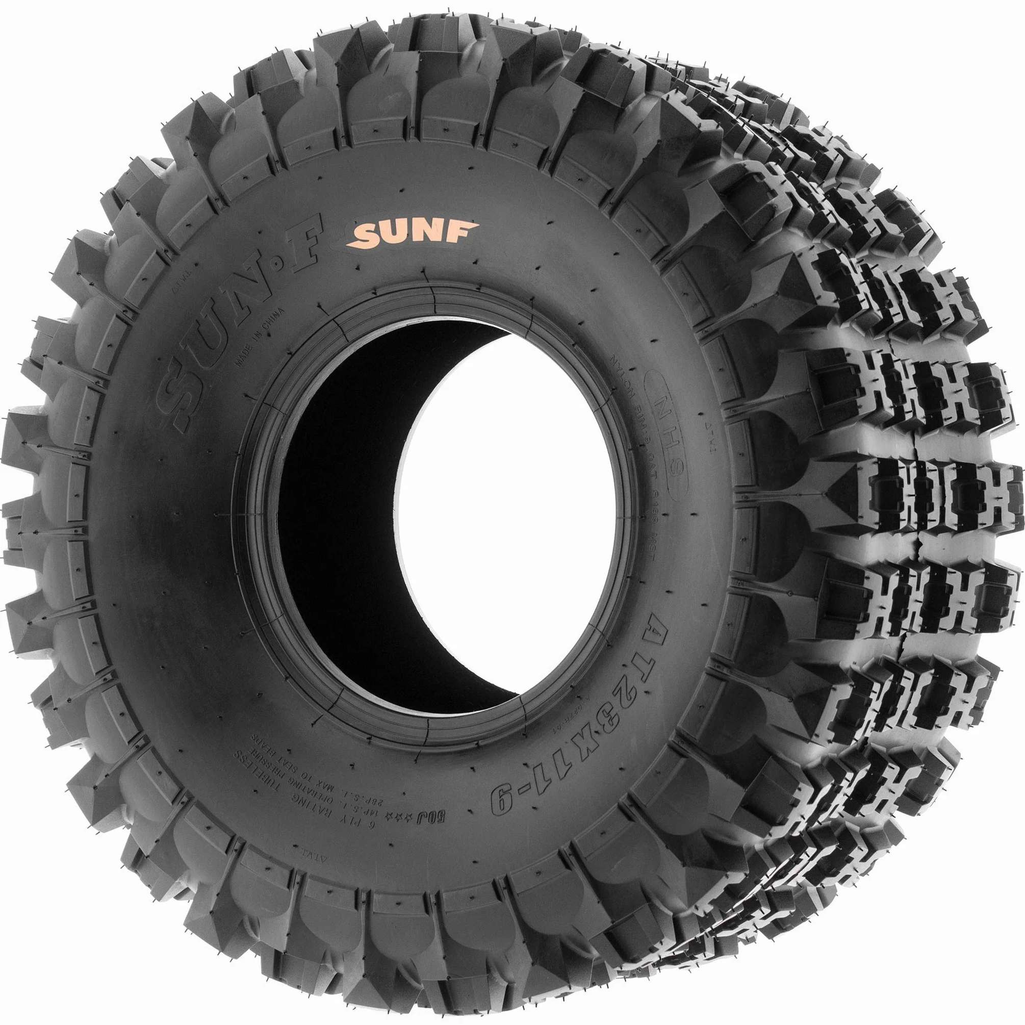 SunF A027 20 x 11-9 20 x 11 x 9 XC Quad ATV UTV pneumatici sportivi 6PR TL 43J E4 Mark, set da 2 pezzi