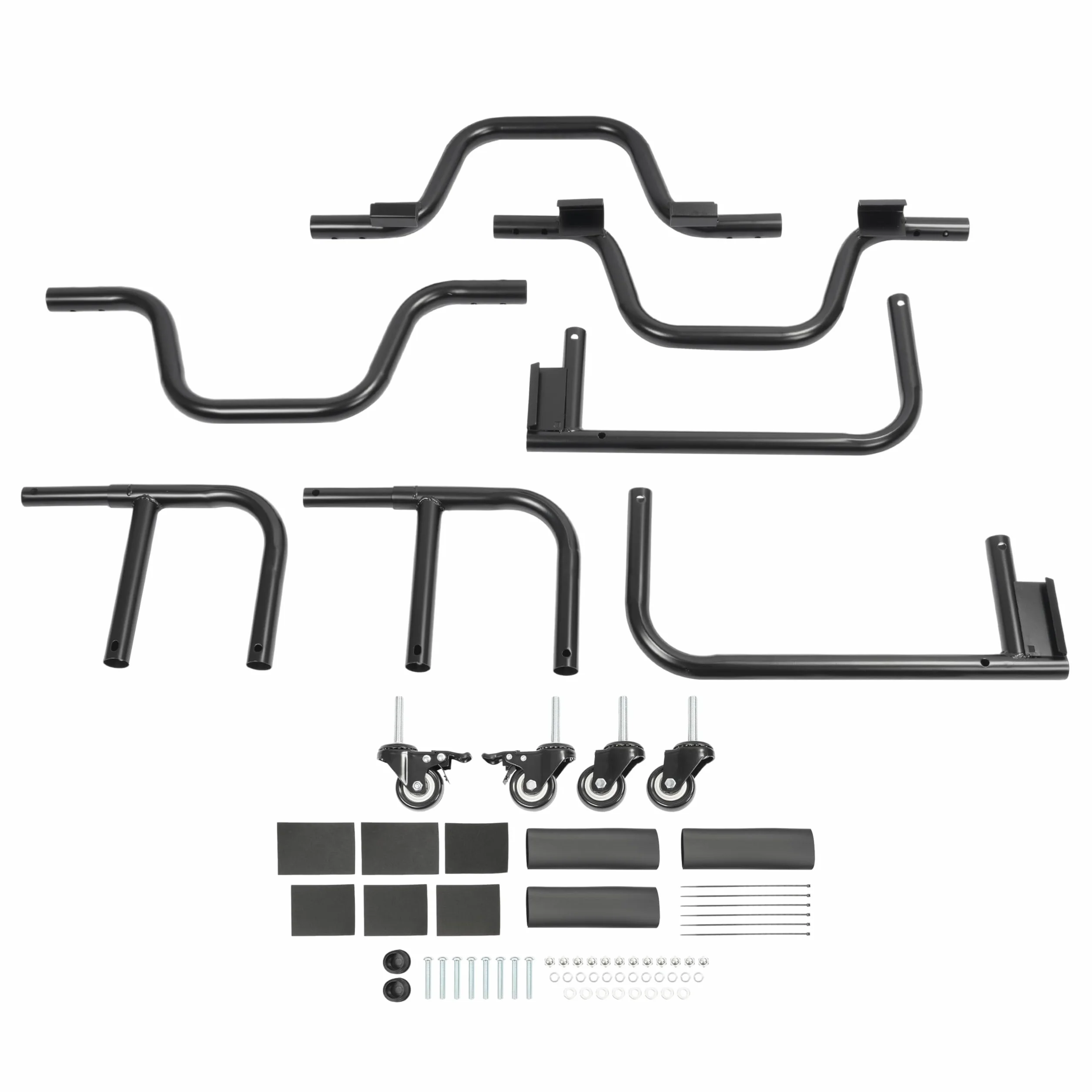 Rack di stoccaggio hardtop compatibile con Jeep Wrangler CJ-7/YJ/TJ/JK/JL 1976-2025 nero