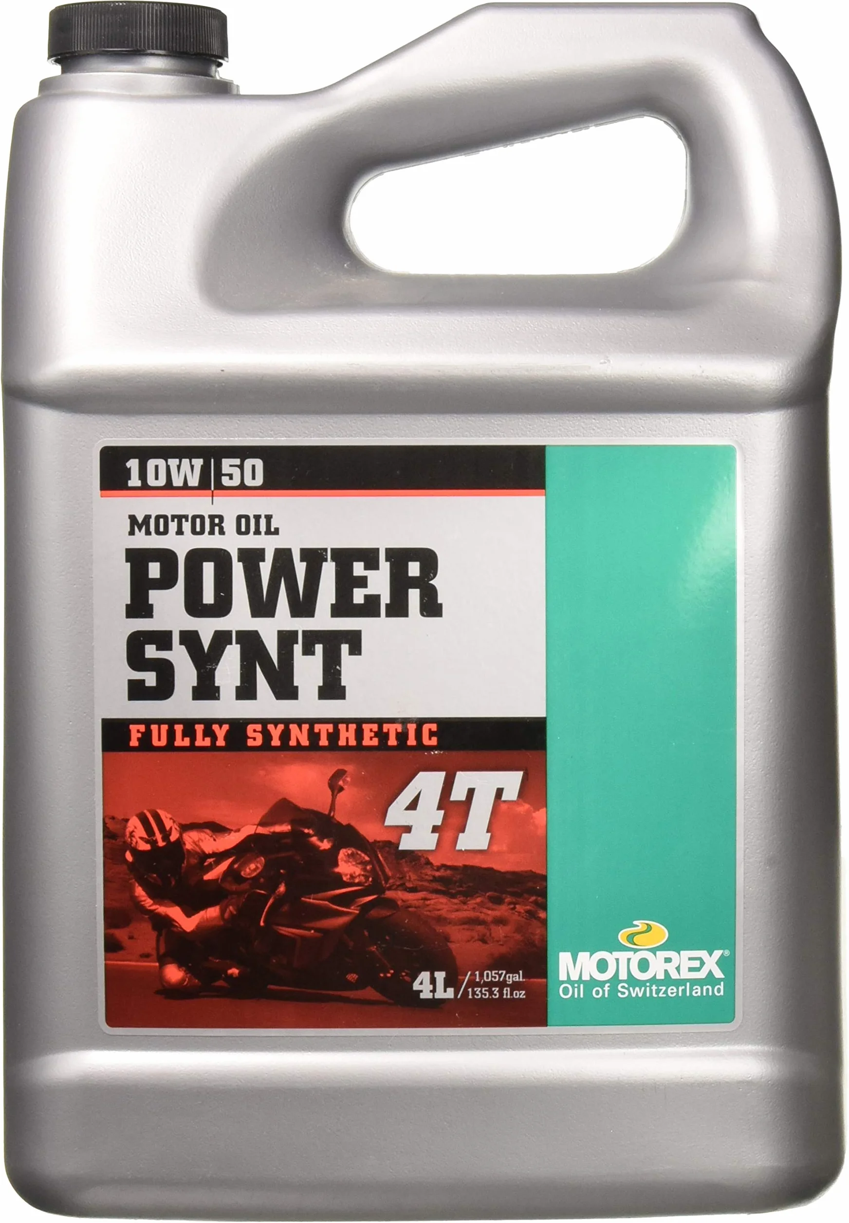 Motorex 82.412020 Olio Motore Power SAE 10W/50 Totalmente Sintetico 4 Tempi 4 l