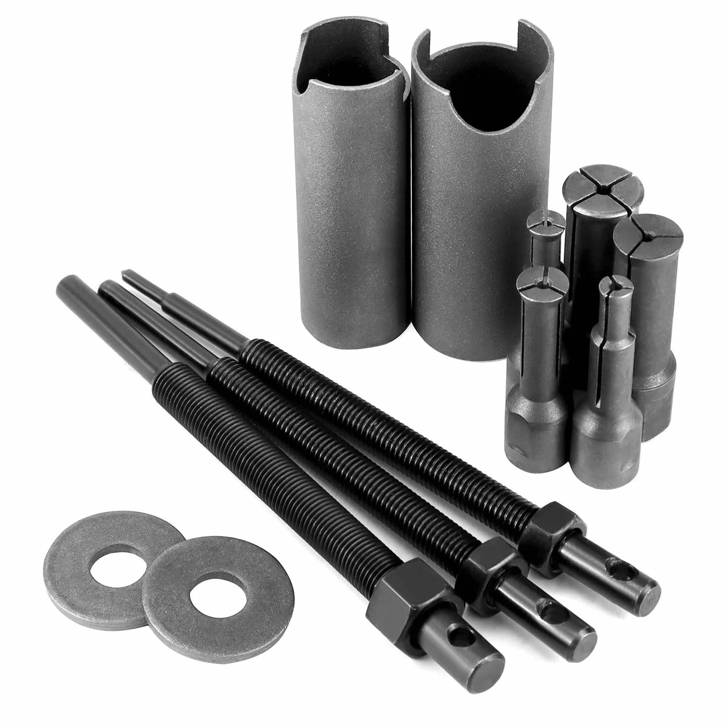 QWORK® Estrattore Cuscinetti Interni per Moto, 9-23 mm Estrattore Cuscinetti con Clip Aperte in 5 Misure, Strumenti di Rimozione Cuscinetti per la Riparazione di Autoveicoli, Motocicli e Biciclette