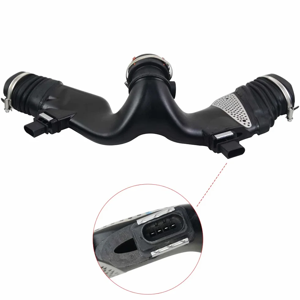 Bisenya Lufteinlassschlauch 4pin Kompatibel mit OM642 W203 W204 S203 S204 CLK C209 A209 CLS C219 W211 W212 S211 S212 E320 E350 ML320 ML350 6420903497 6420906097 6420906397 Sensore di massa