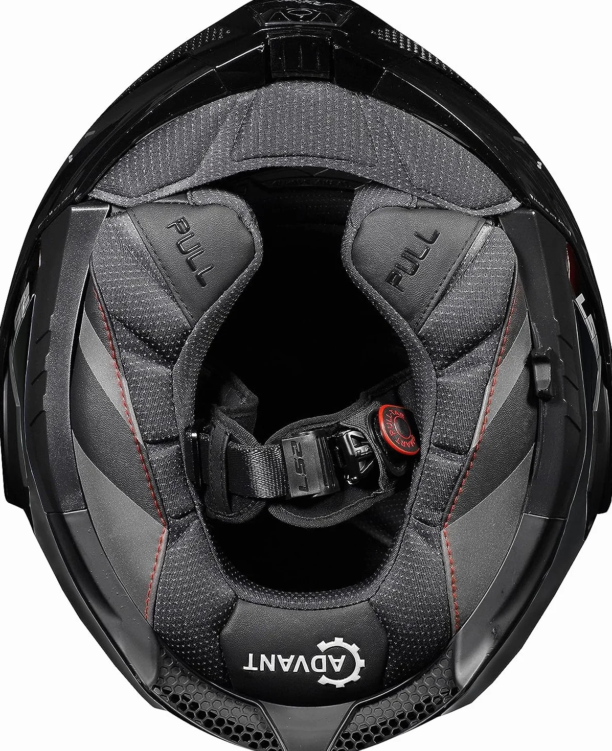 LS2, Casco moto modulare ADVANT X CARBON Gloss Carbon, S