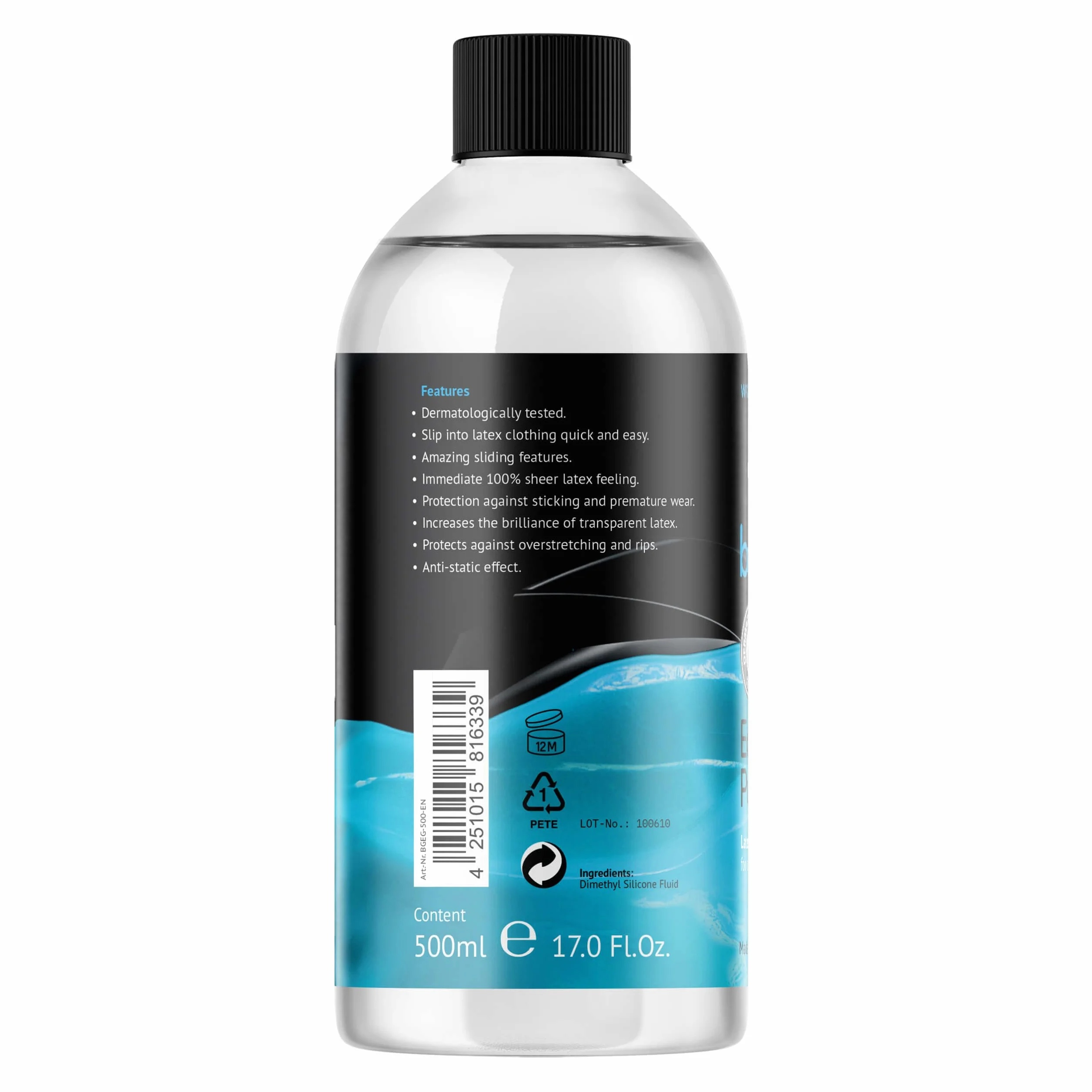 Begloss Easy Glide 500 ml Latex Dressing Aid Gomma e Latex