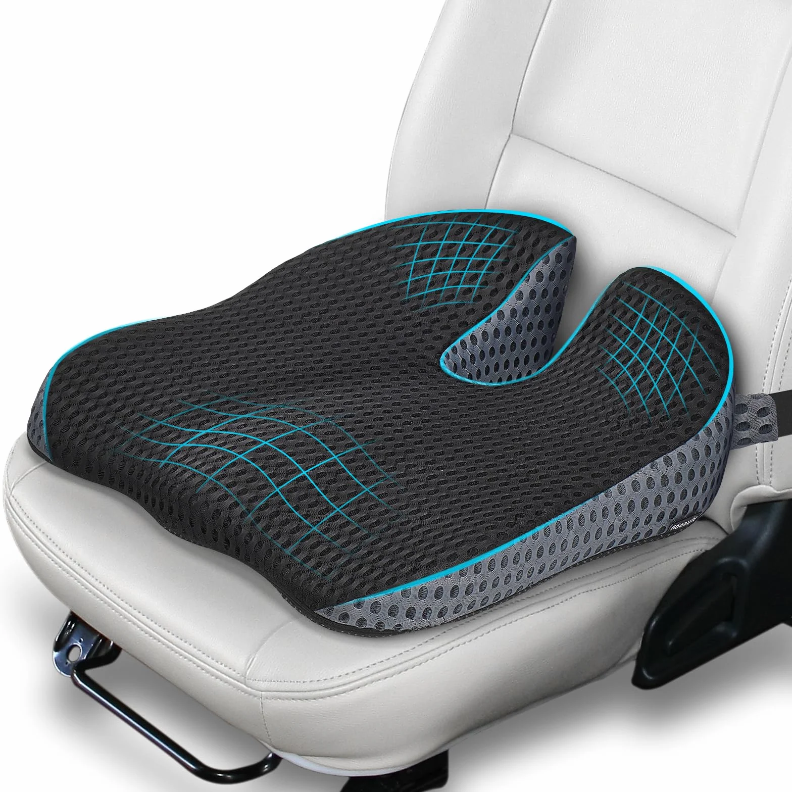 Memory Foam Cuscino Sedile Auto Guidatore Postura Adulti Accessori Viaggio Universali