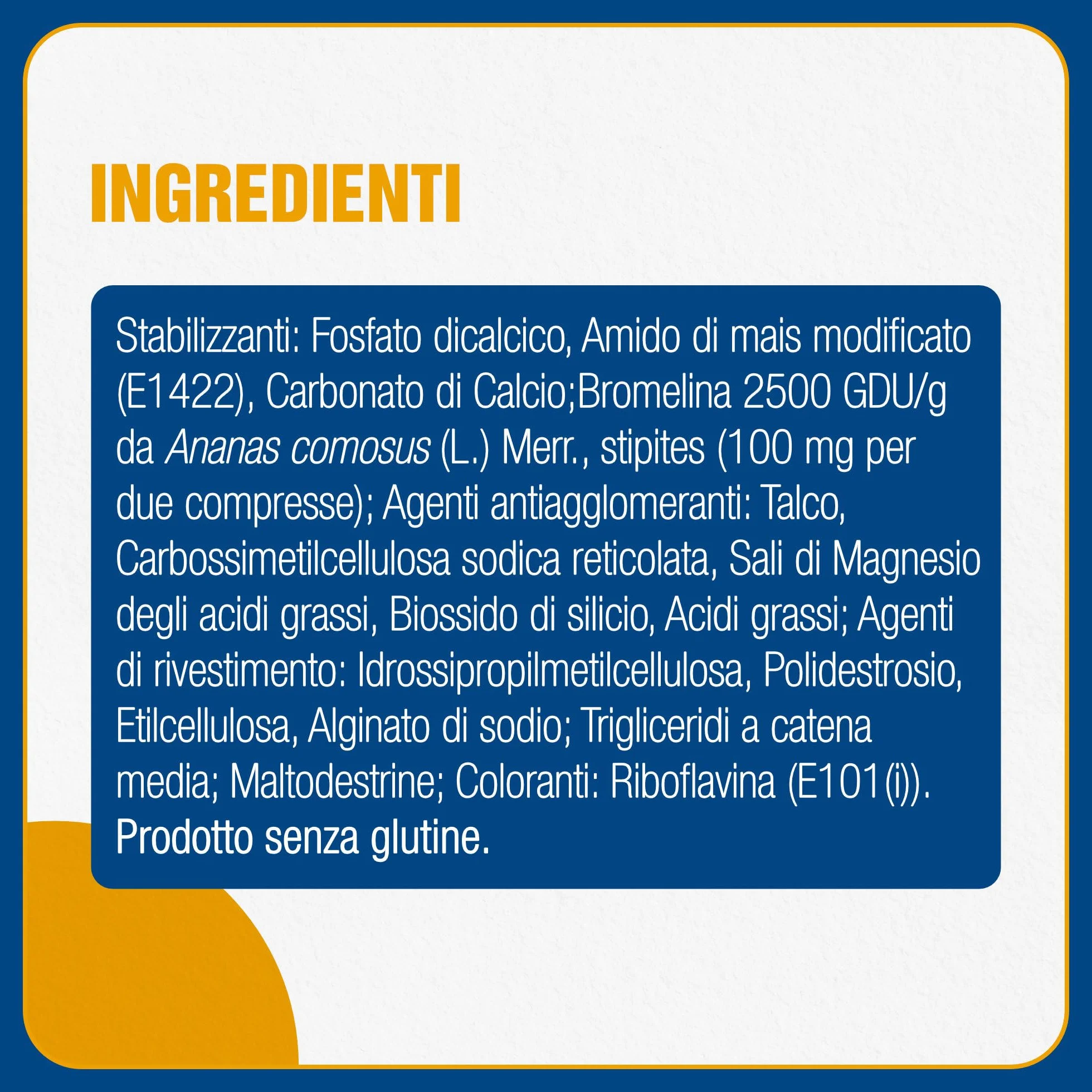 Fortilase 20 Compresse Integratore Alimentare di Bromelina Anticellulite Antinfiammatorio