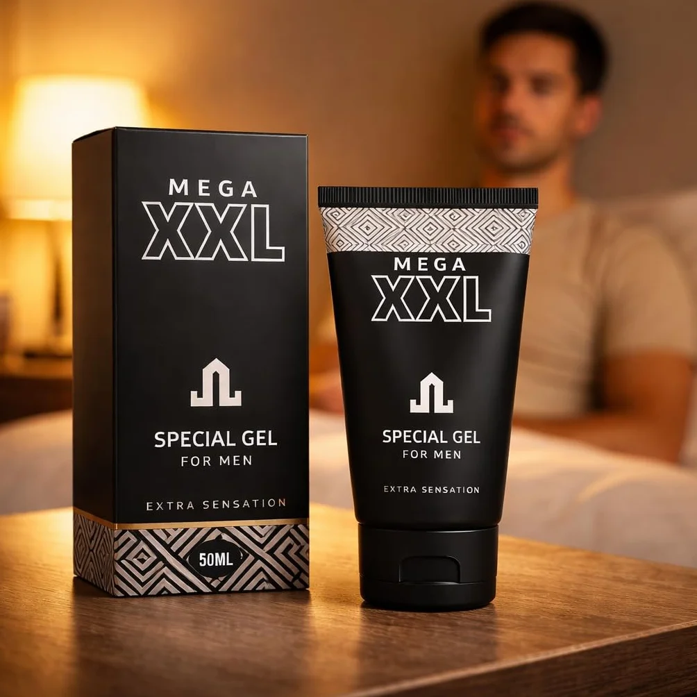 MEGA XXL Penis Gel 50 ml crema ingrandimento pene allungare più spesso lunghezza circonferenza stabilità cura intima uomini