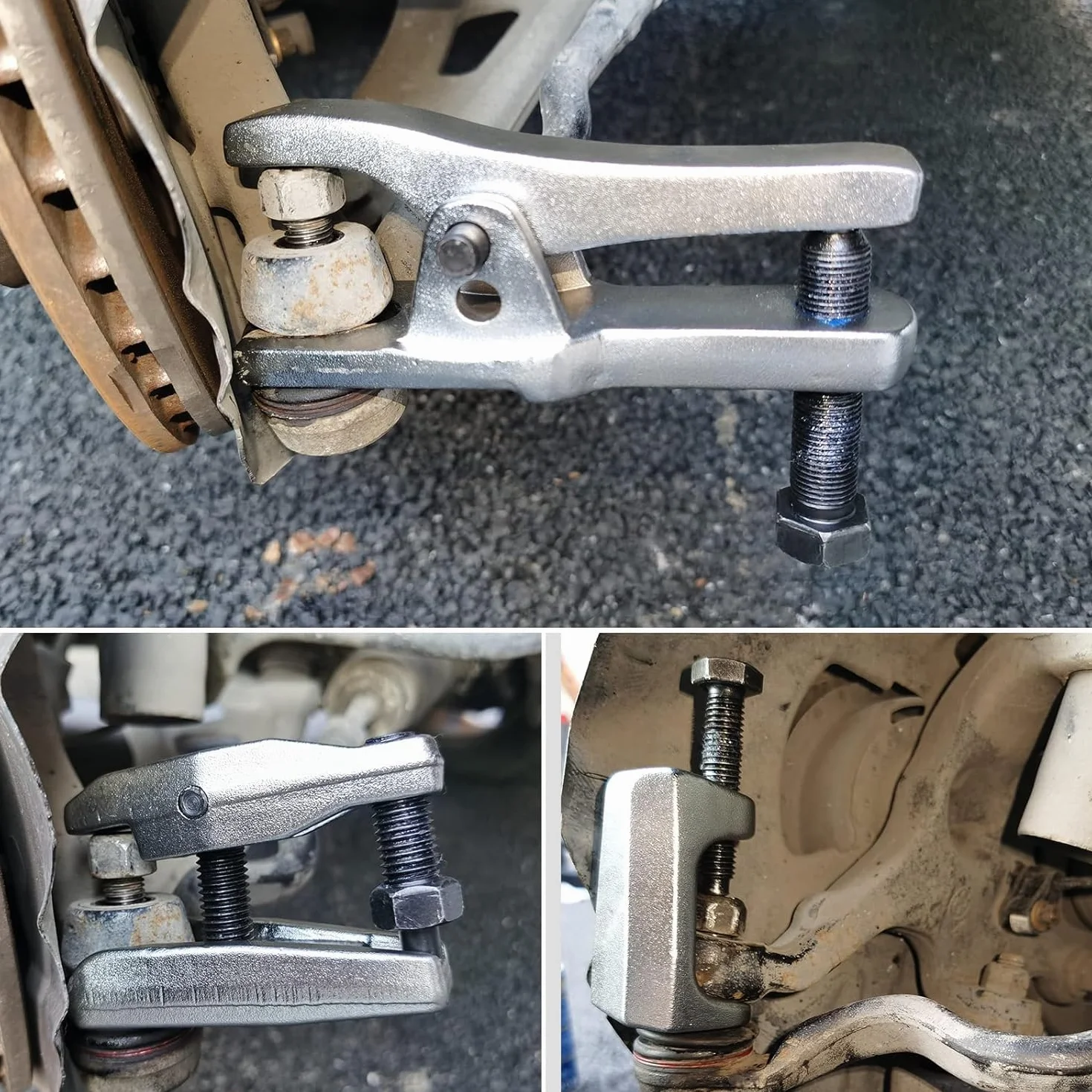 Greluma 3 Pz Set separatore universale per giunti sferici, kit estrattore estremità tirante