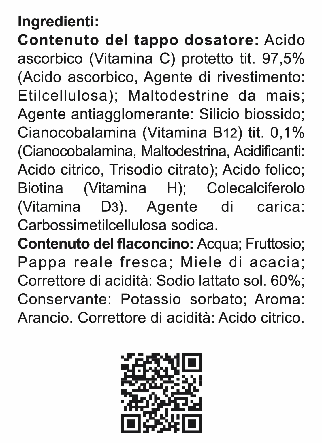 Amilax 600 Integratore Alimentare Pappa Reale Fresca Acido Folico Vitamina C D3 10 Flaconcini 10 ml