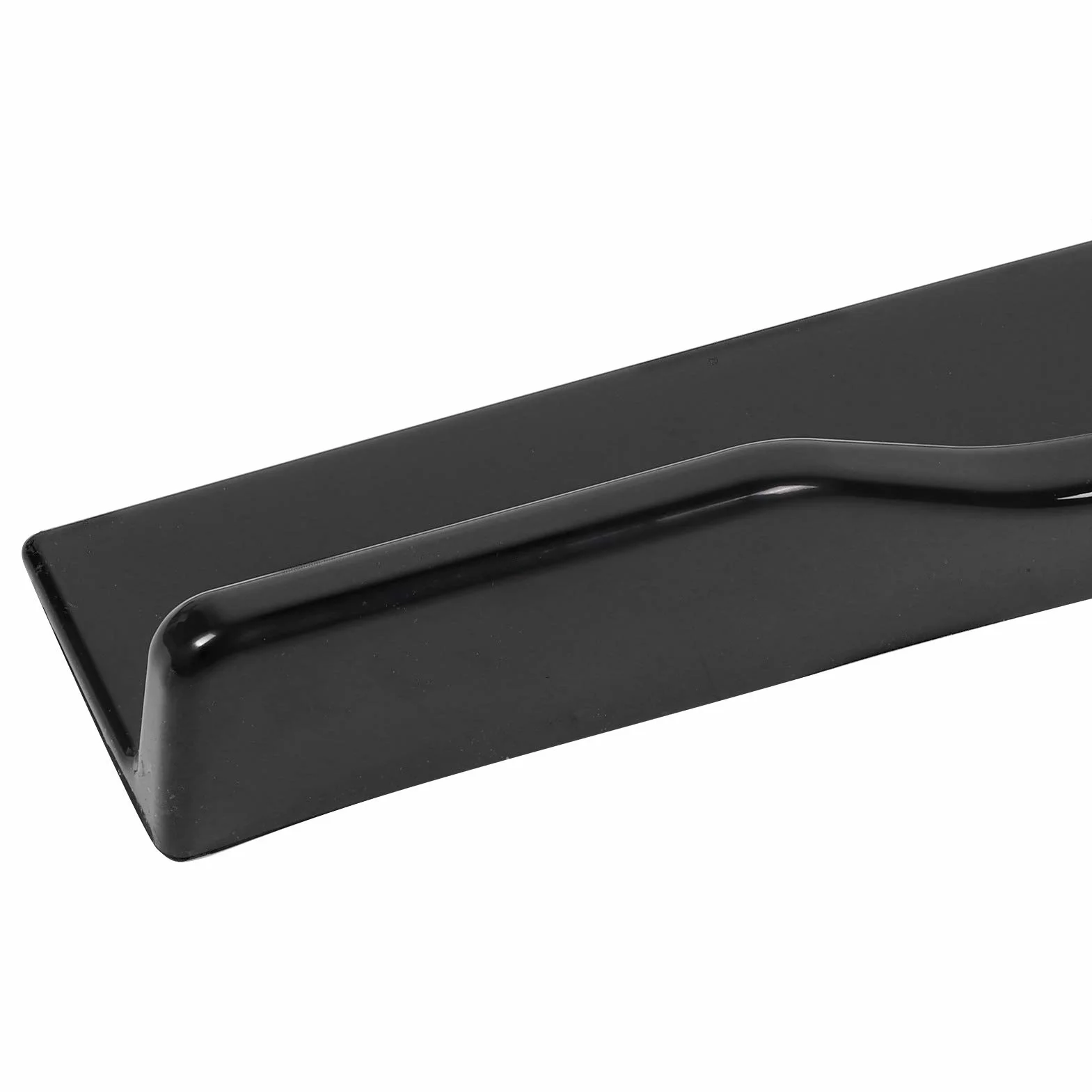 Spoiler per Ala per Auto, 2 Pezzi Minigonne Laterali per Carrozzeria Auto 120 Cm / 47,2 Pollici Gonna Laterale per Auto Universale Splitter Labbro Nero Lucido Diffusore per Alette