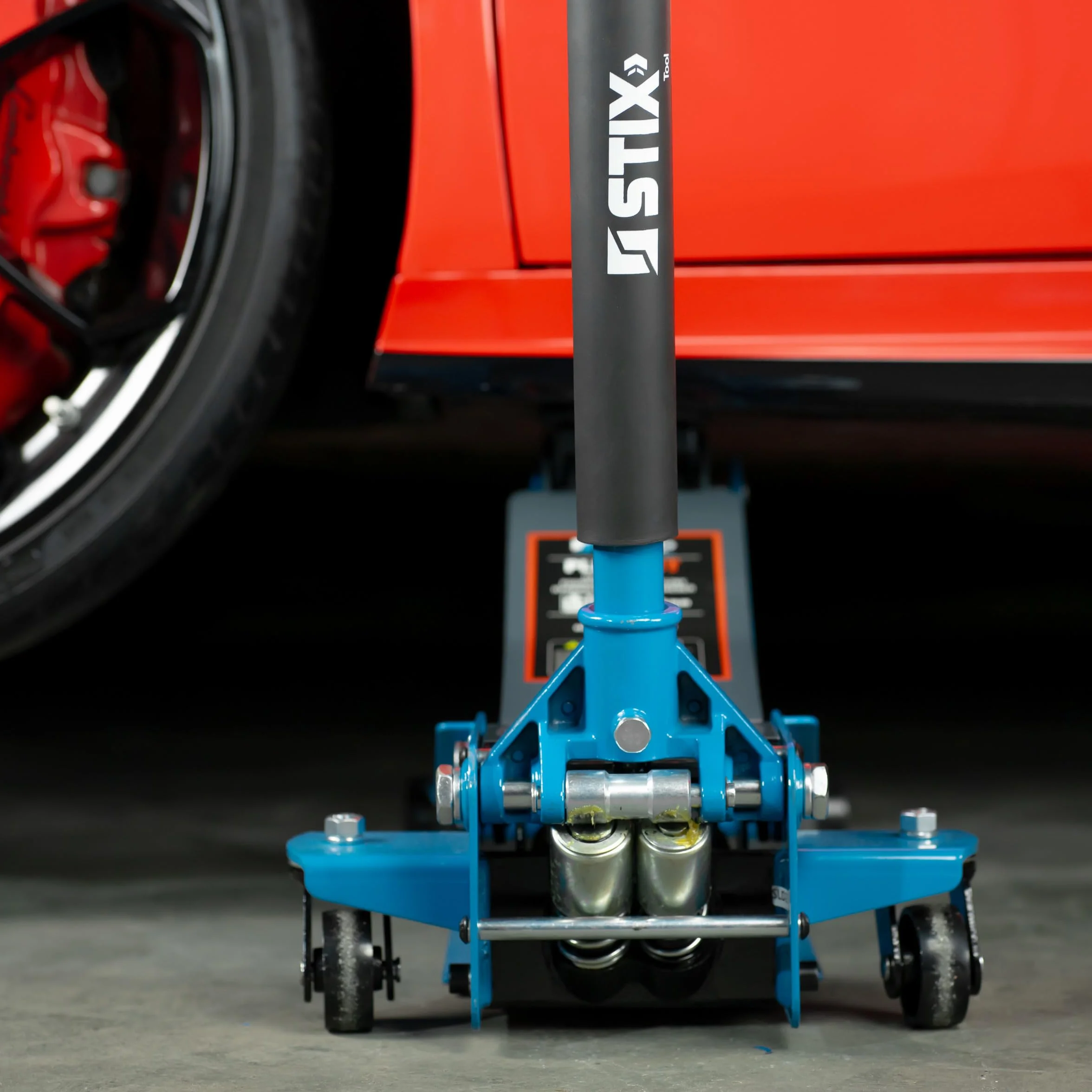 Cric Idraulico per Auto PLN-01 3T 75mm 505mm Doppia Pompa Officine Garage