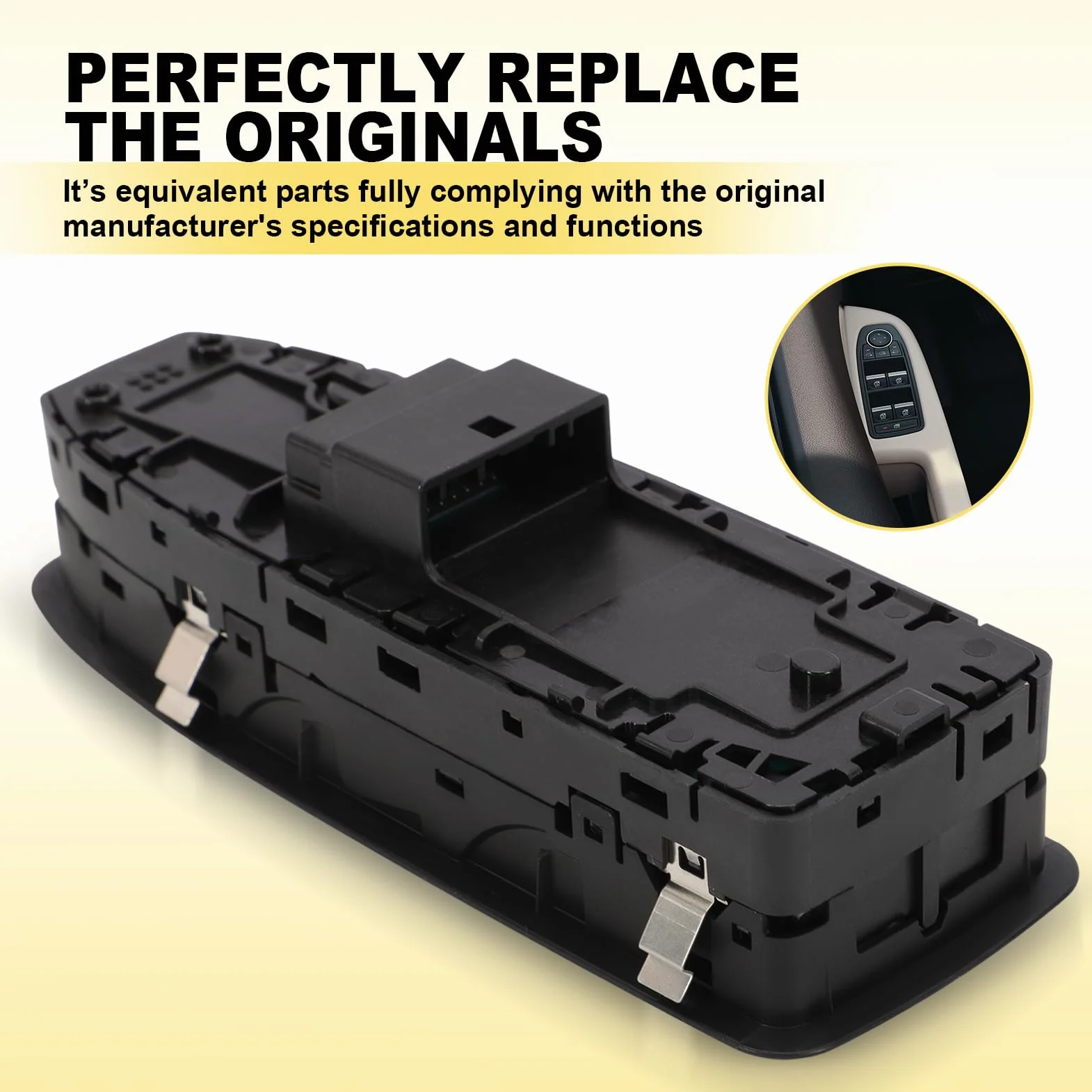 Interruttore Alzacristallo Conduttore Sinistro Per Renault Clio V Captur II 254015831R Pulsante Di Controllo Elettrico Dei Vetri 25401-5831R