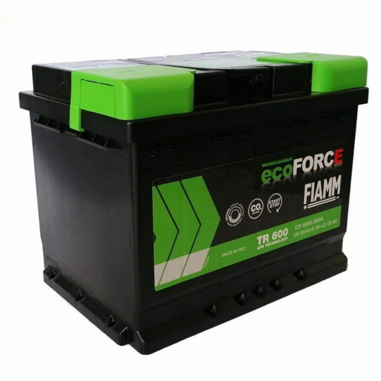 FIAMM TR600 ecoFORCE AFB START&STOP 60AH 600A Bateria Auto