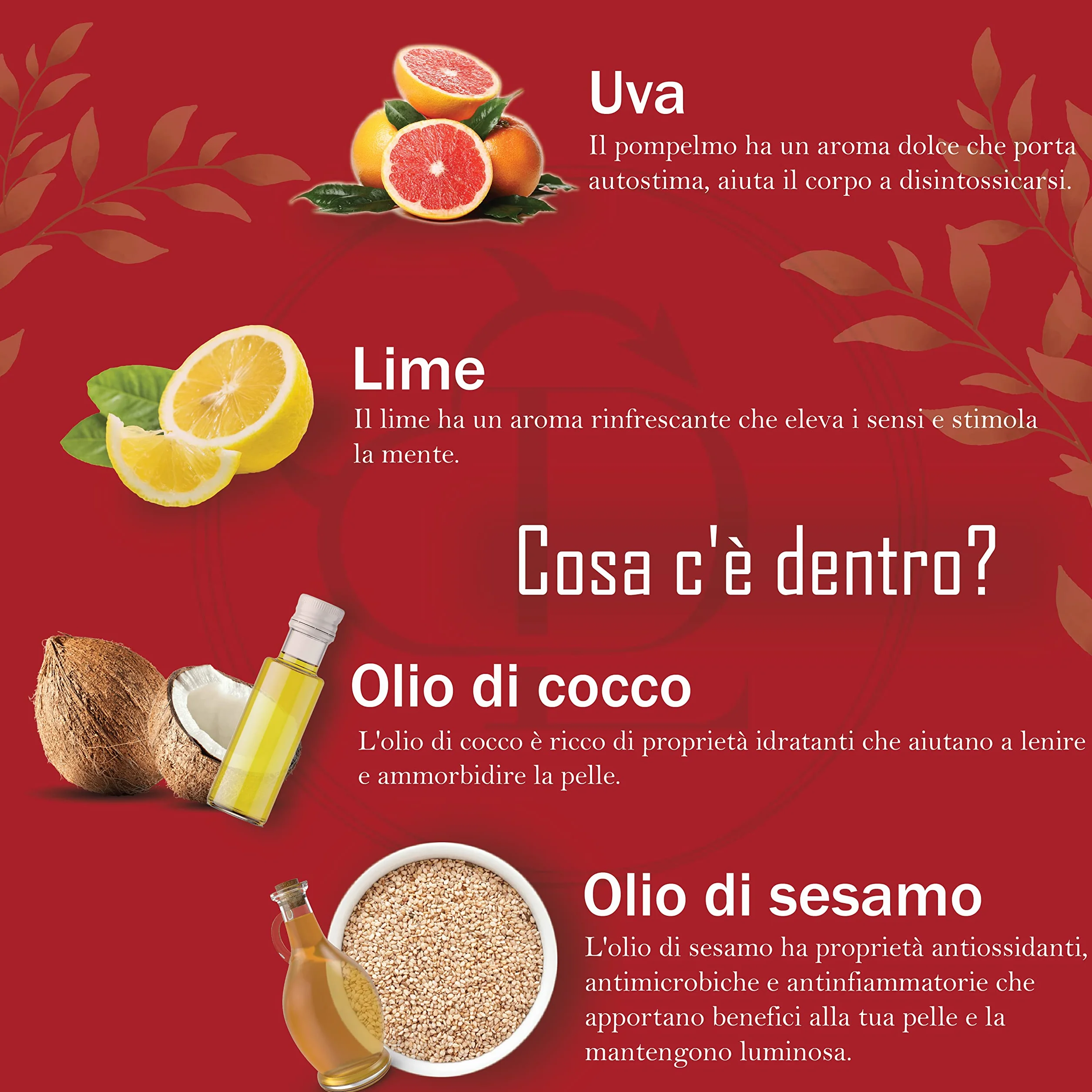 Olio da massaggio sensuale fruttato 100 ML - Miscela commestibile per intimità e stimolazione