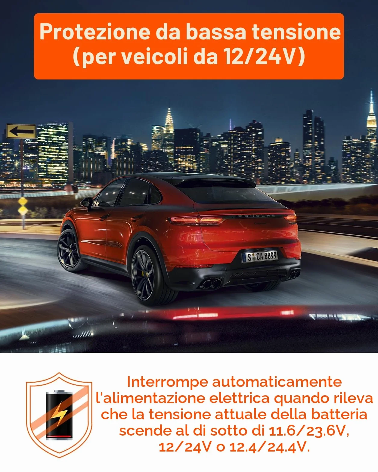 Vantrue VP04 Display USB C OBD 3 livelli protezione bassa tensione 11,6-24,4 V monitoraggio parcheggio 3 m