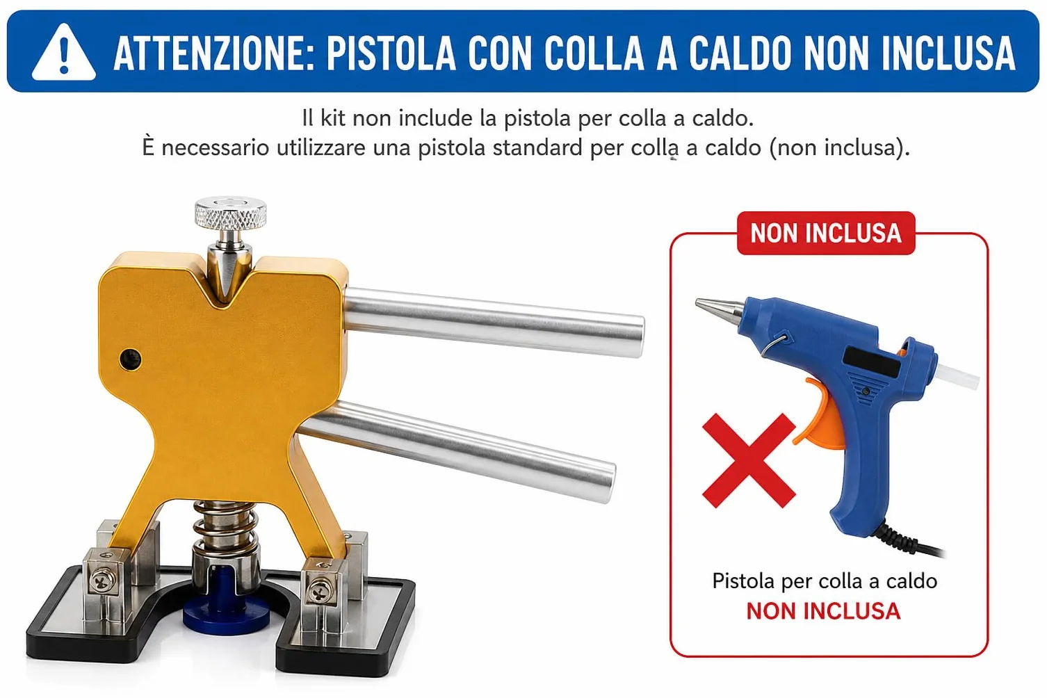 Generico Kit Tirabolli Ventosa Carrozzeria, Ripara Ammaccature Auto, Tirabolli per Carrozzeria, Levabolli, Tira Bolli da Carrozzeria, Ventosa per Carrozzeria Auto per Rimuovere Ammaccature e Grandine